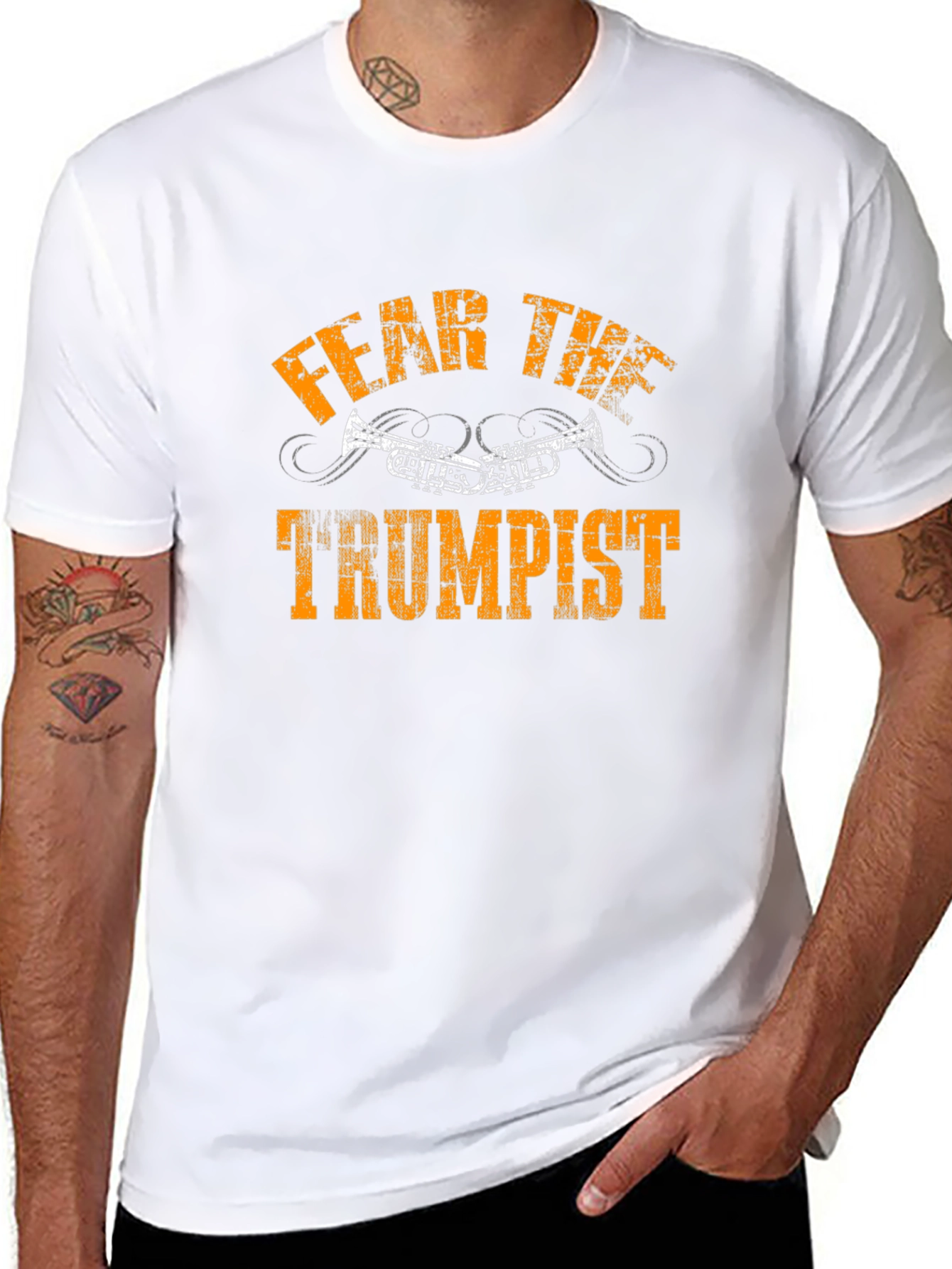 Fear The Trumpist Black Cotton T-Shirt