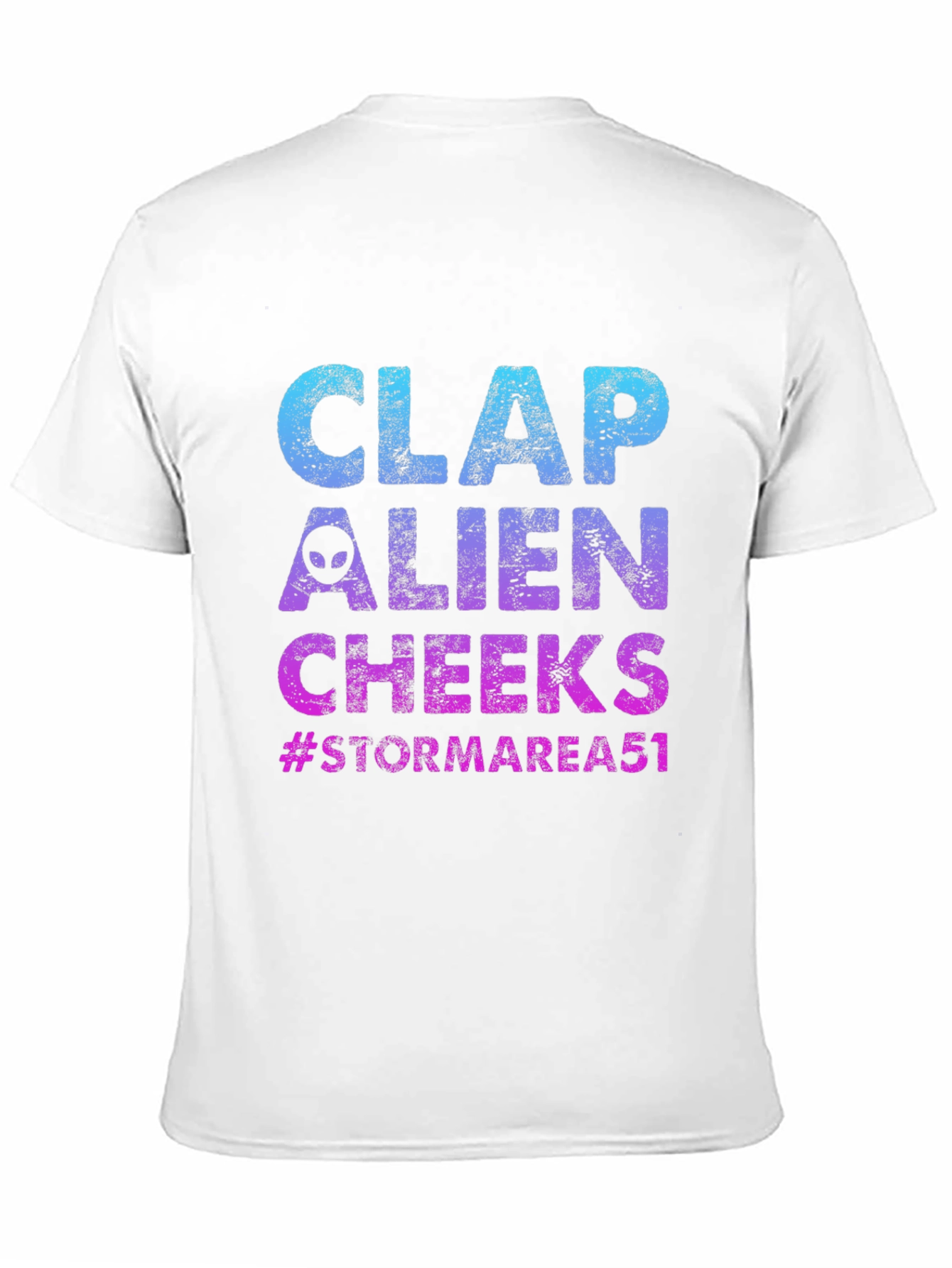 Clap Alien Cheeks Graphic T-Shirt Storm Area 51
