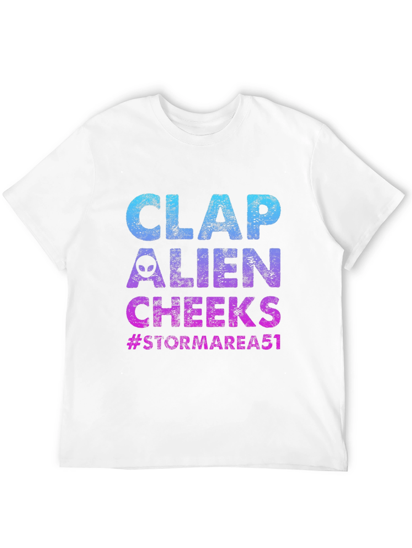 Clap Alien Cheeks Graphic T-Shirt Storm Area 51