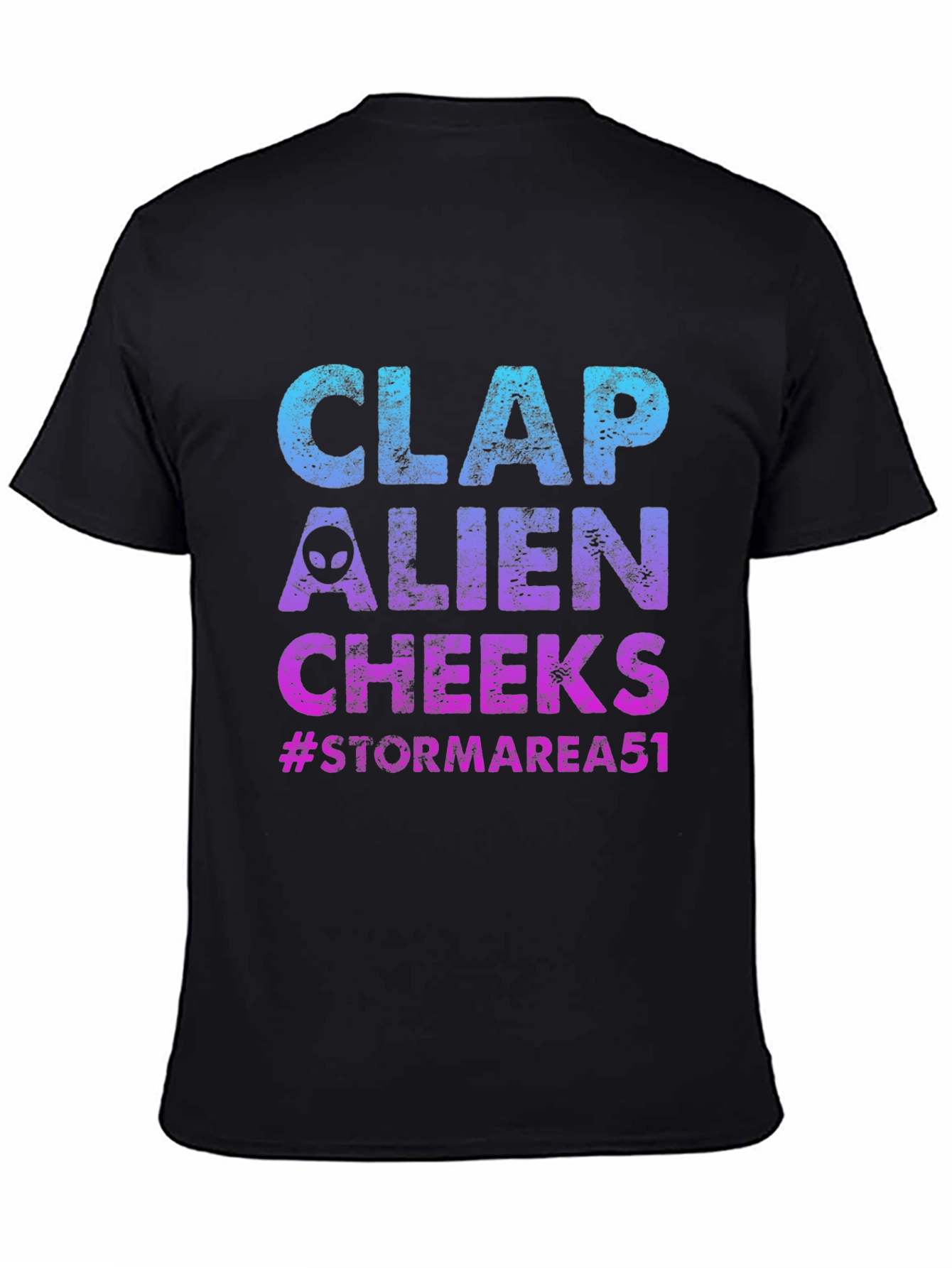 Clap Alien Cheeks Graphic T-Shirt Storm Area 51