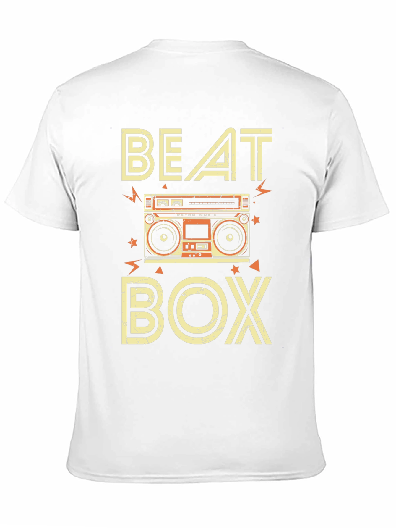 Retro Beat Box T-Shirt - Classic Music Style