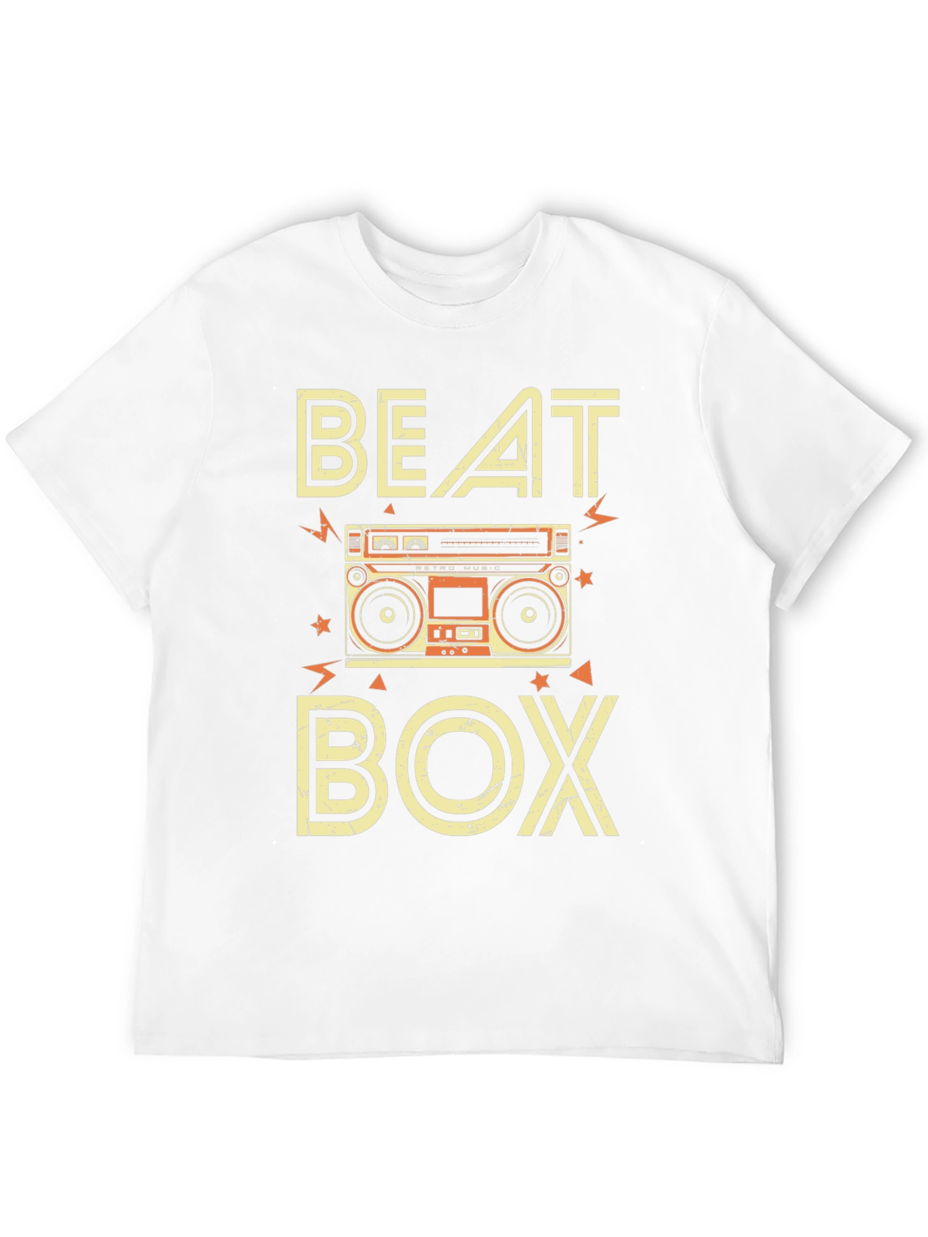 Retro Beat Box T-Shirt - Classic Music Style