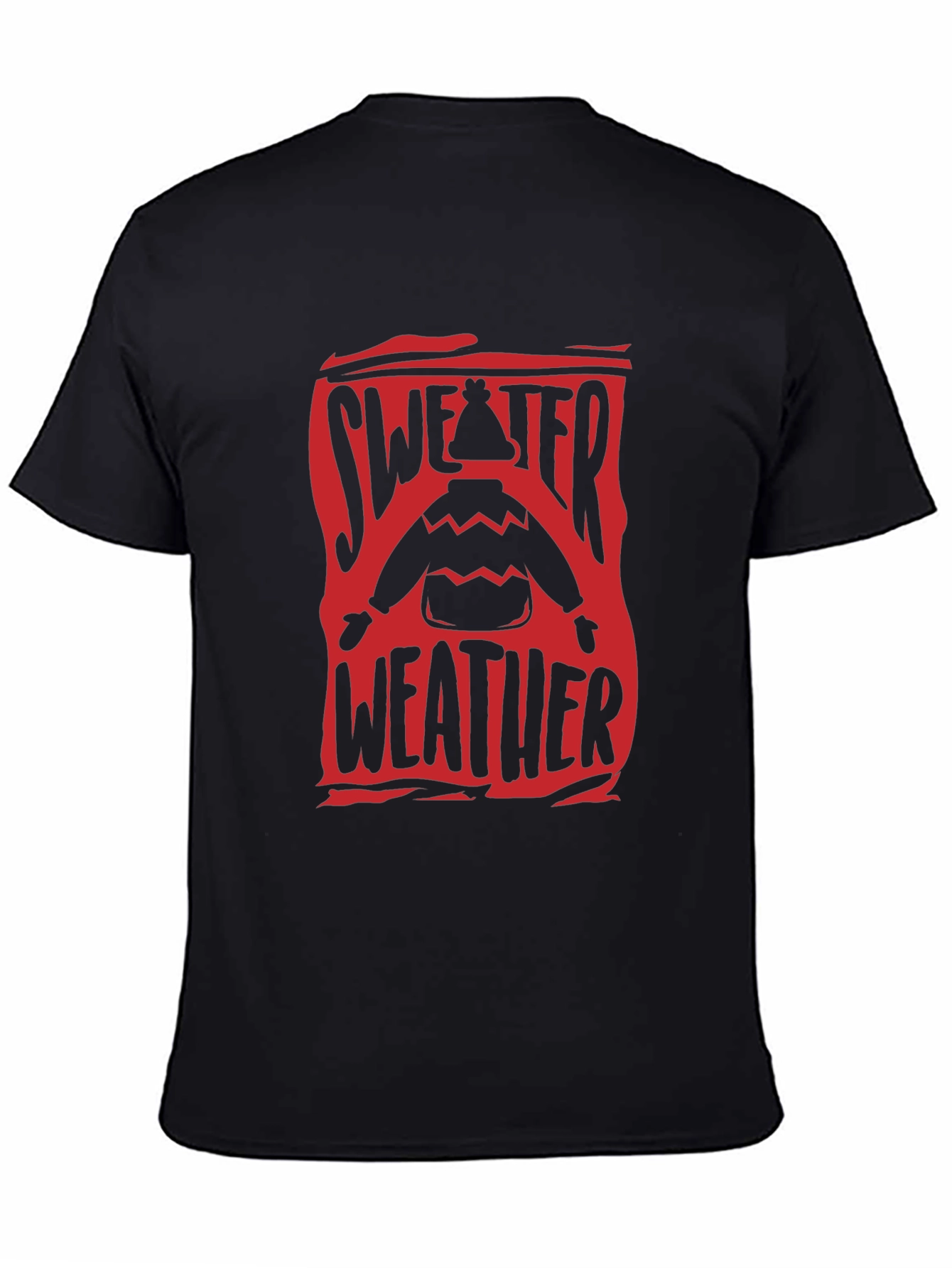 Sweater Weather Graphic Tee - Cozy Winter Shirt
