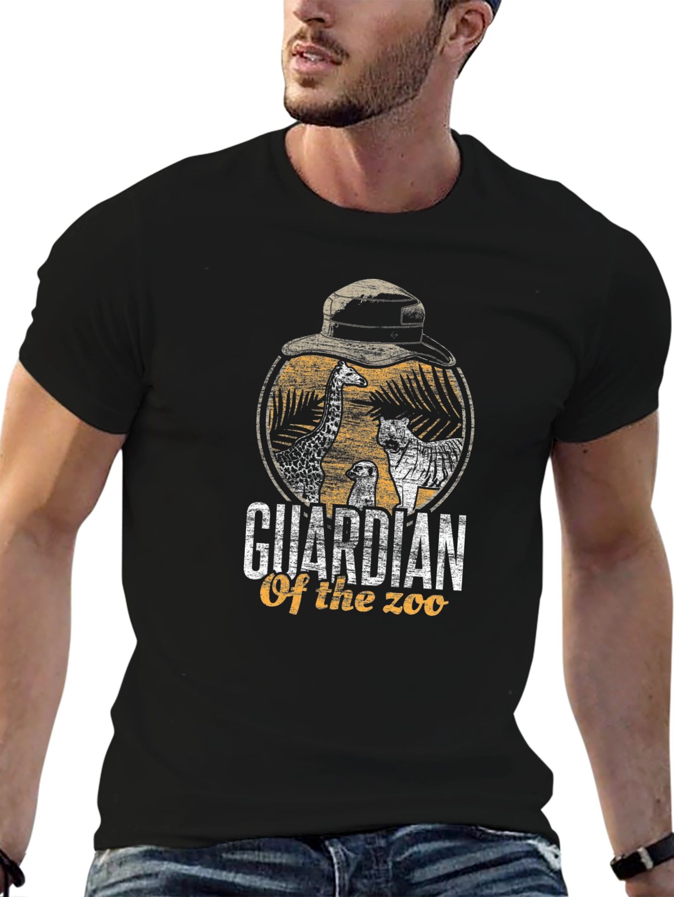 Guardian of the Zoo Black T-Shirt