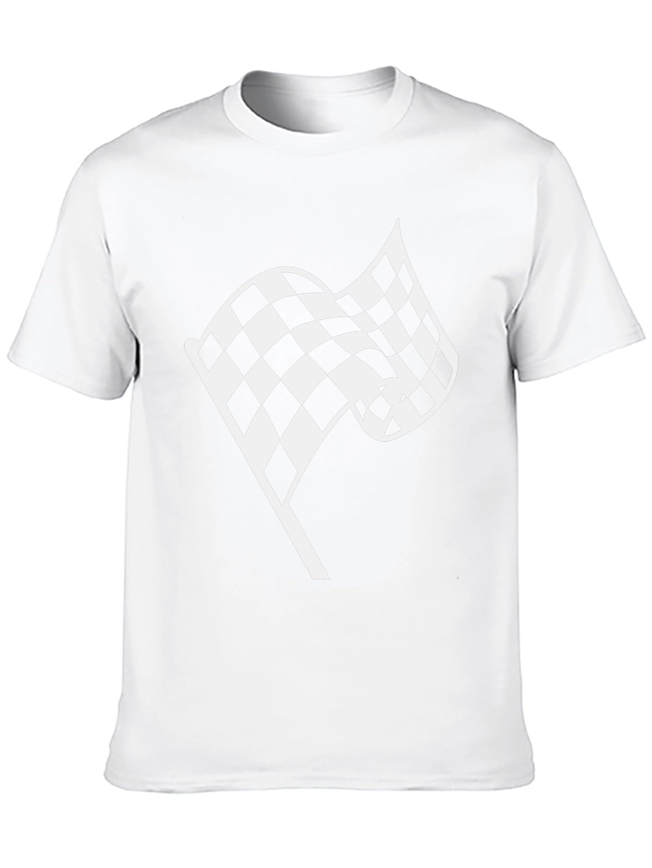 Checkered Flag T-Shirt - Racing Inspired Design