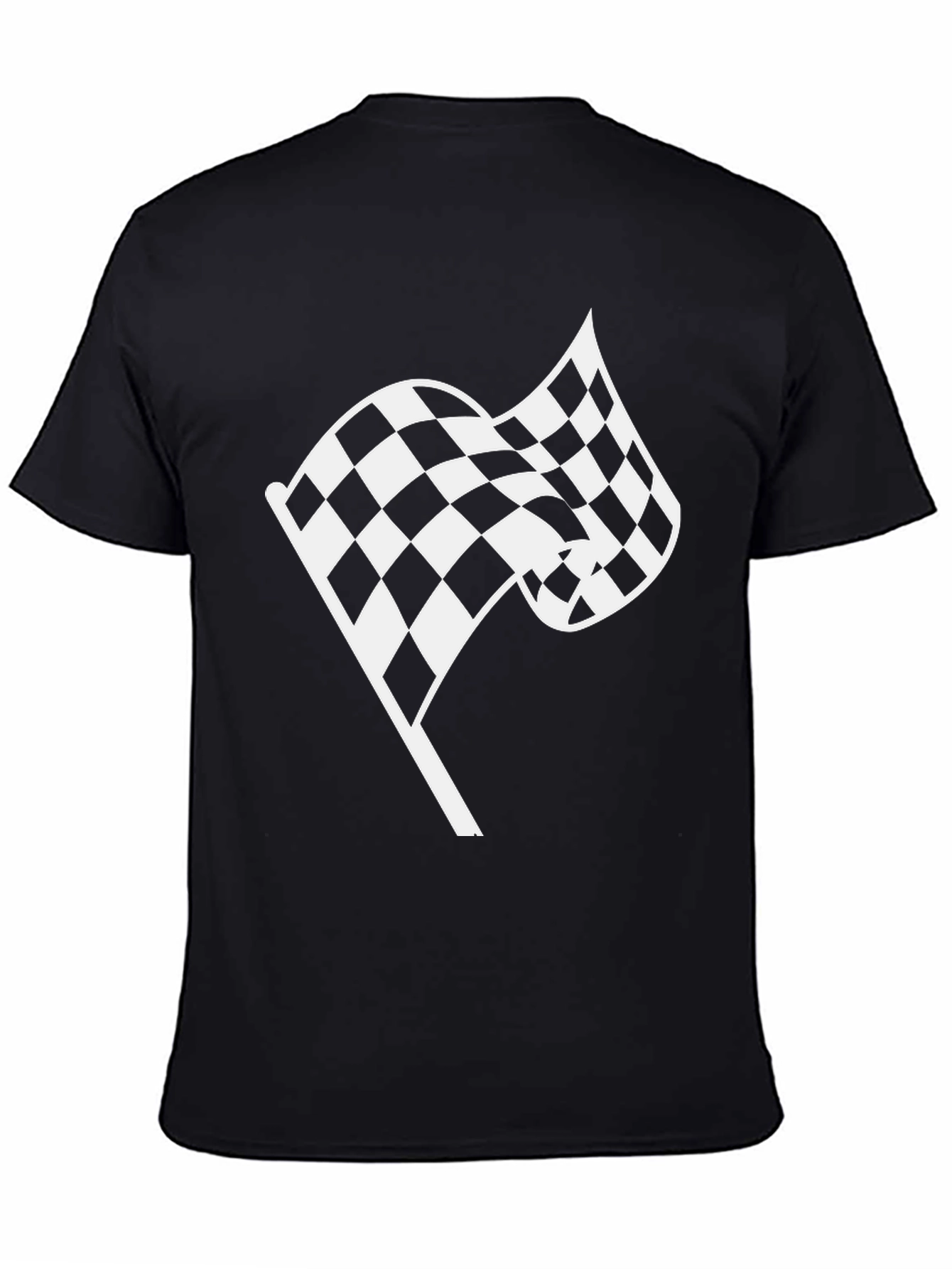 Checkered Flag T-Shirt - Racing Inspired Design
