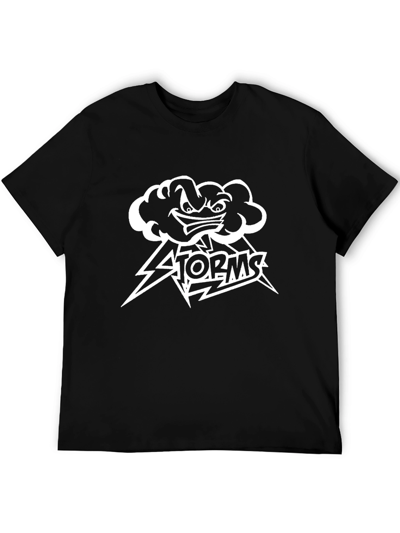 Storms Graphic Black T-Shirt