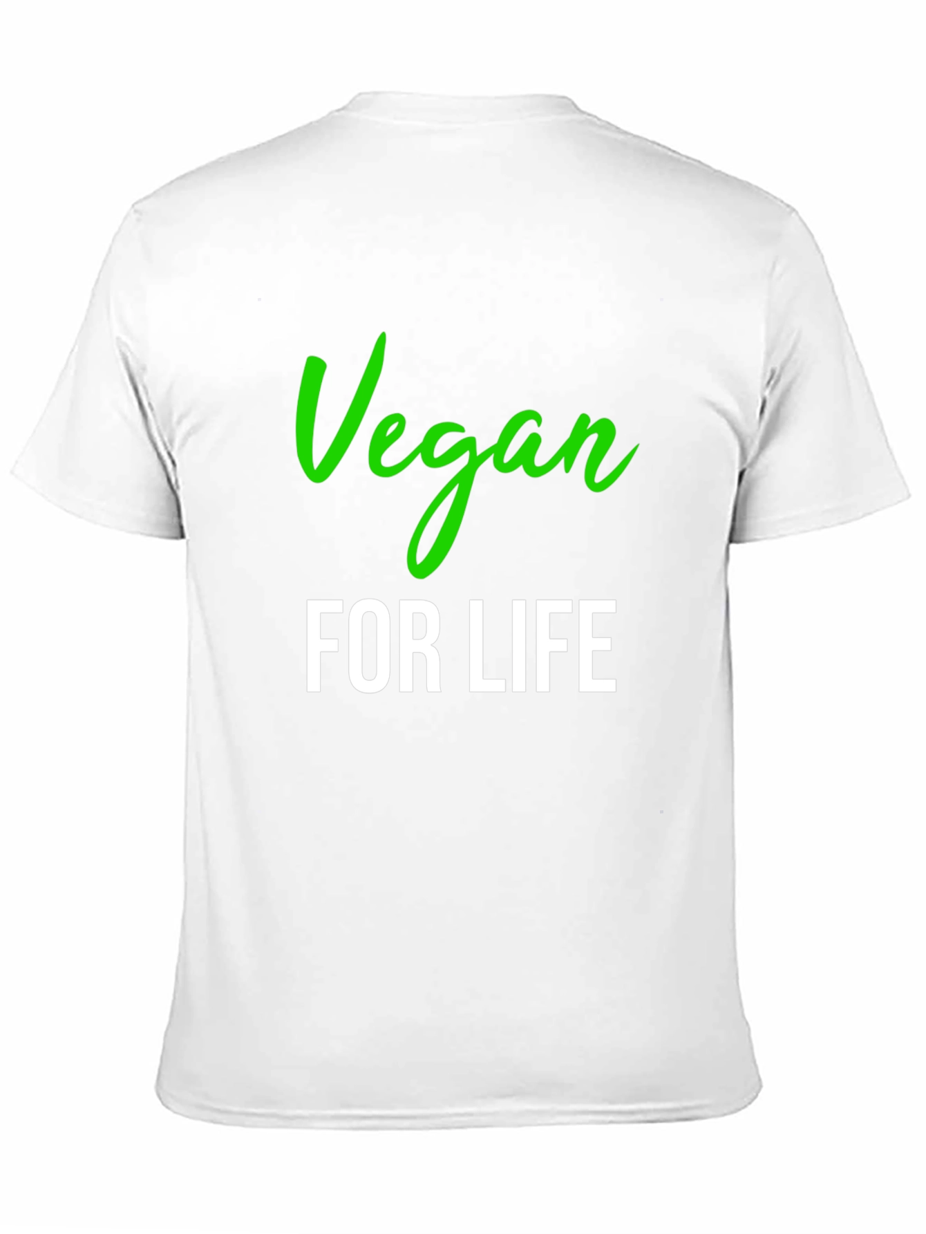 Vegan for Life Black T-Shirt