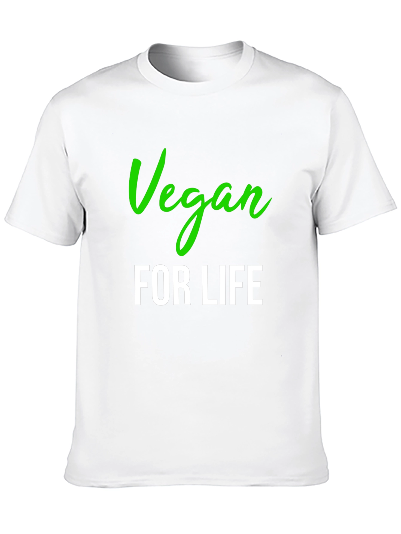 Vegan for Life Black T-Shirt