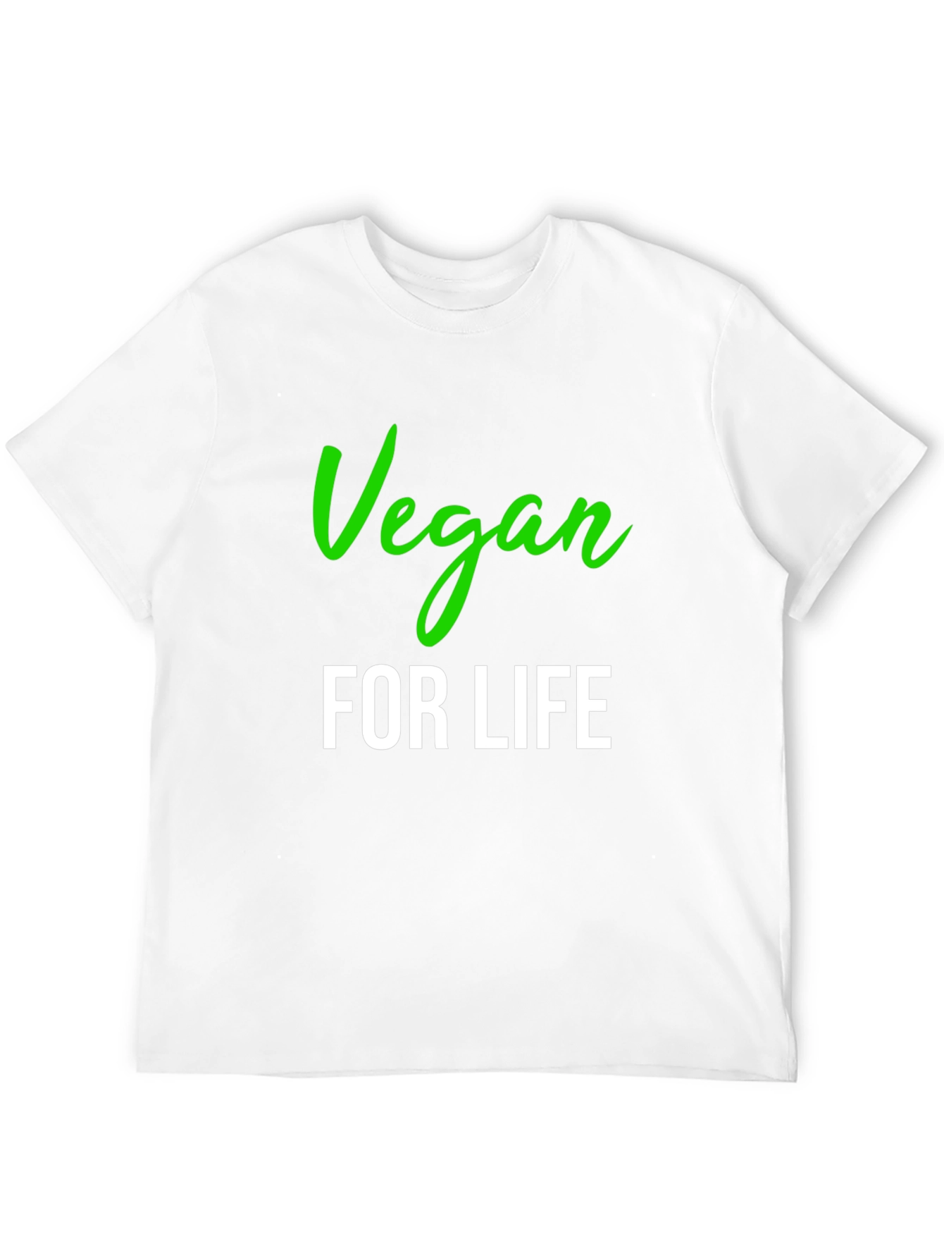 Vegan for Life Black T-Shirt
