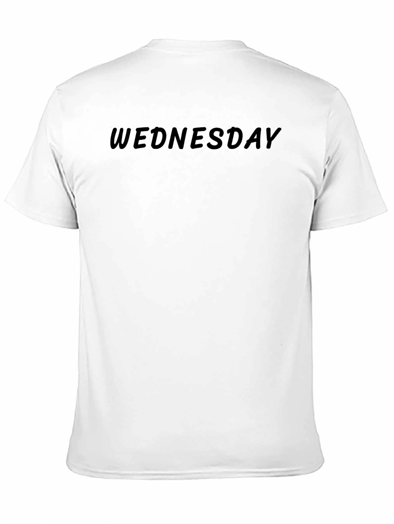 Wednesday Graphic Print Black T-Shirt