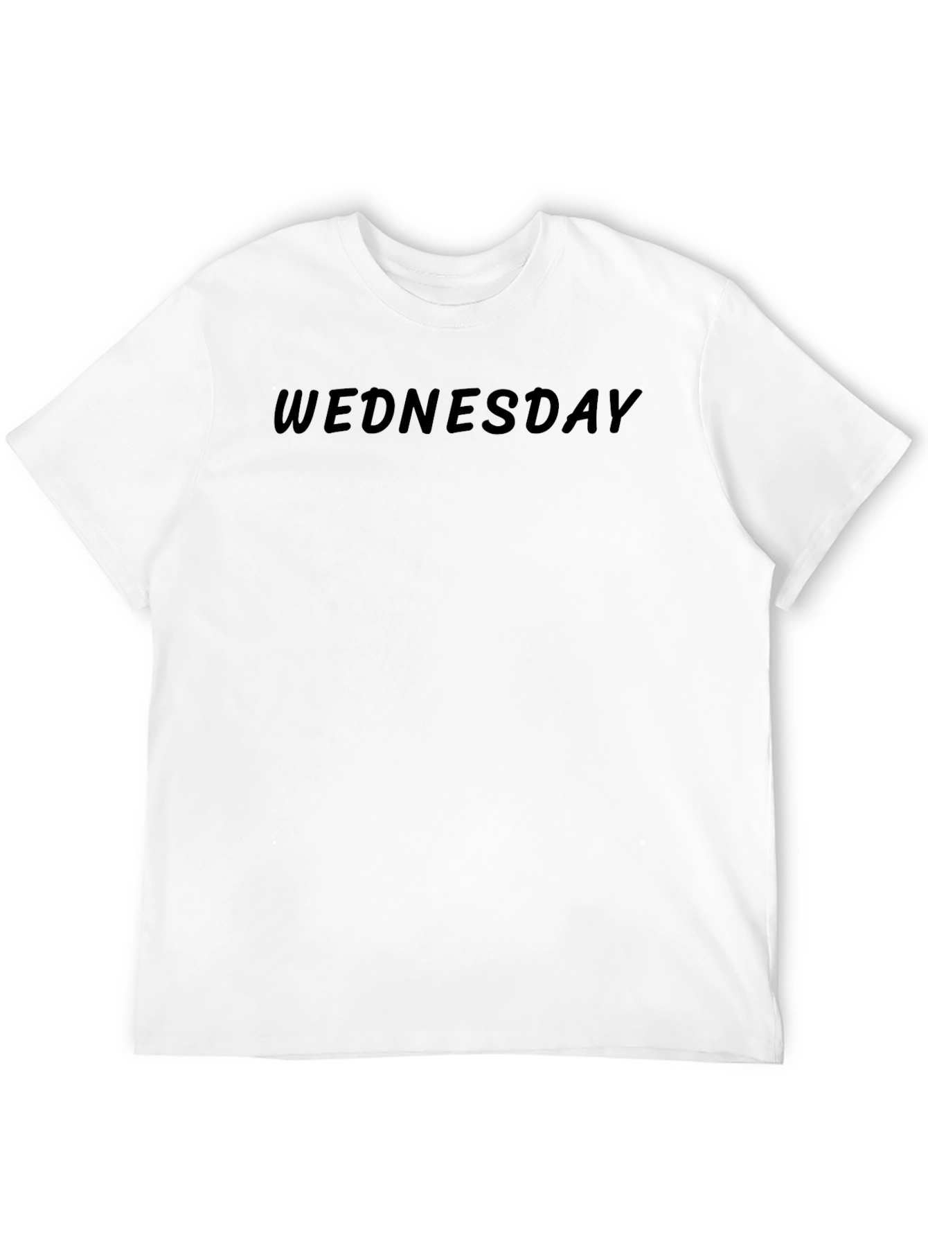 Wednesday Graphic Print Black T-Shirt