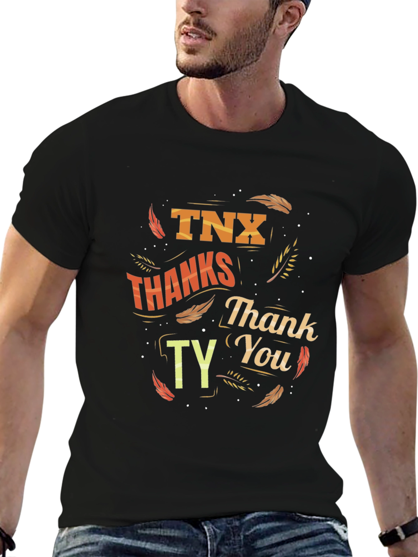 Thanksgiving T-Shirt: TNX Thanks Thank You TY Design