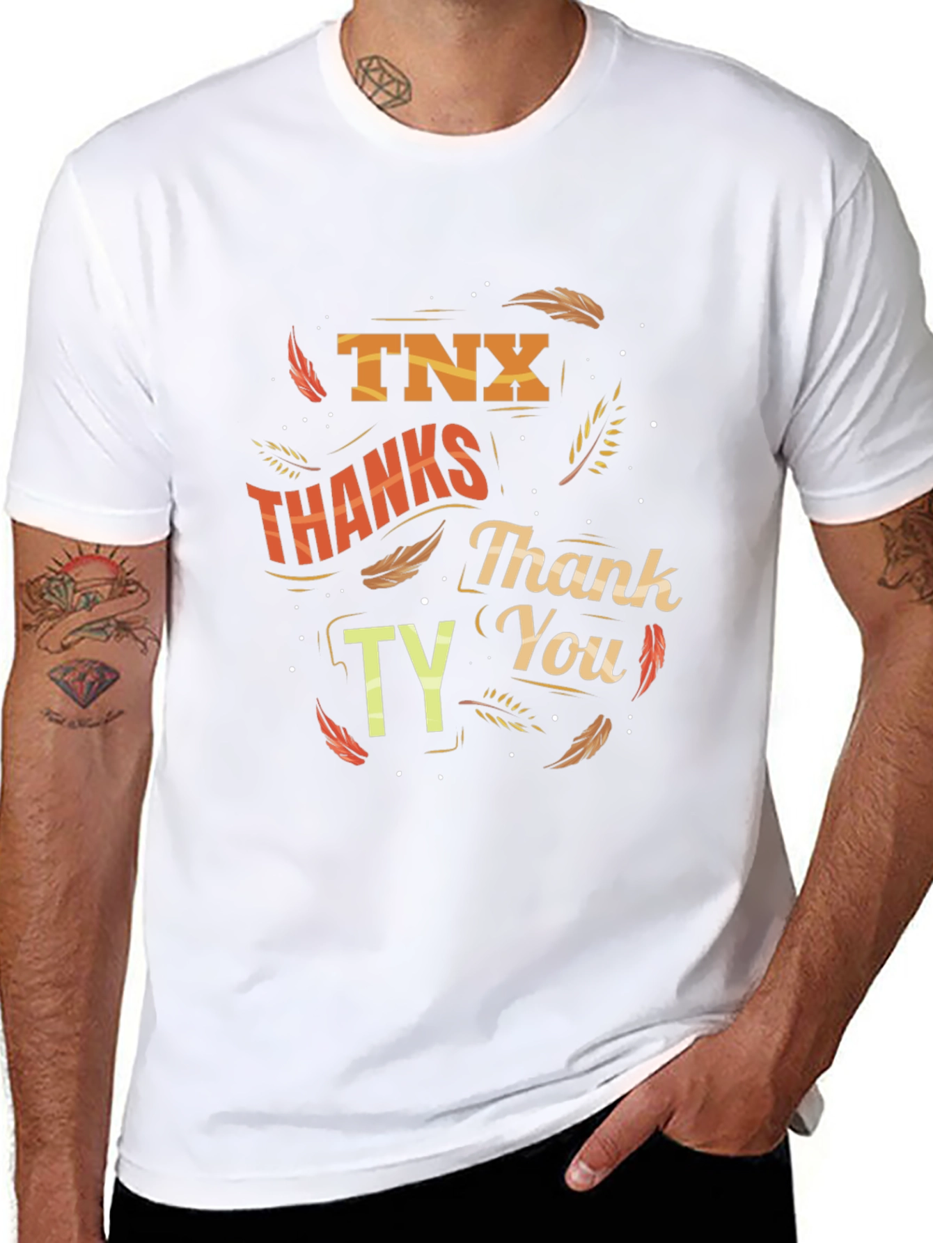 Thanksgiving T-Shirt: TNX Thanks Thank You TY Design