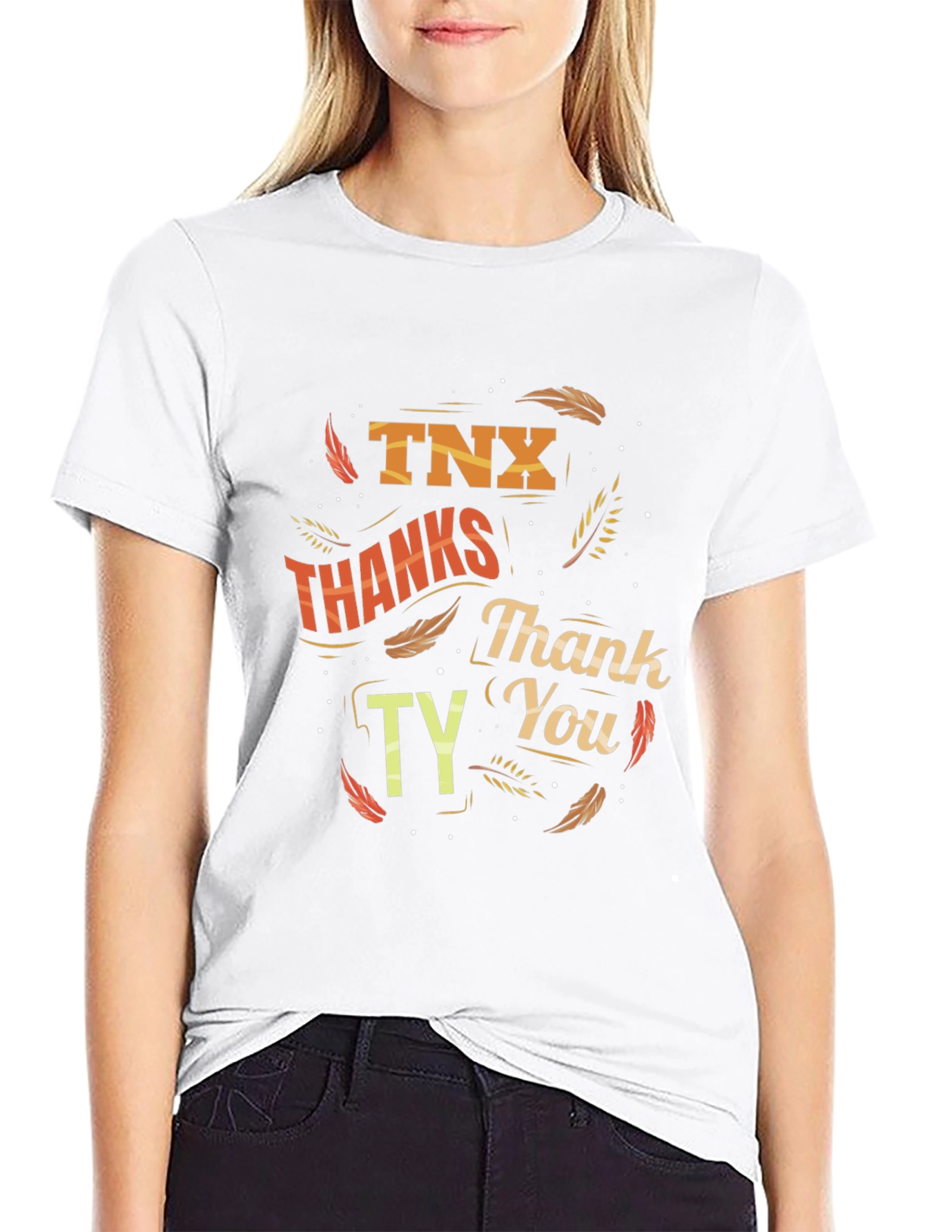 Thanksgiving T-Shirt: TNX Thanks Thank You TY Design