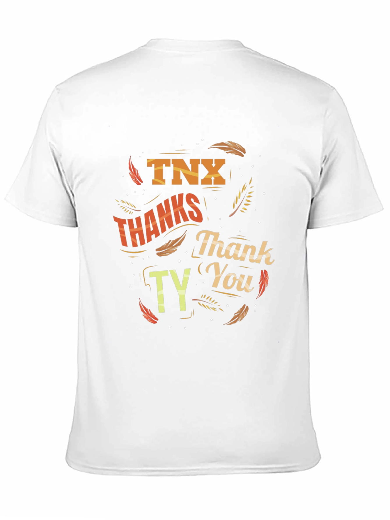 Thanksgiving T-Shirt: TNX Thanks Thank You TY Design