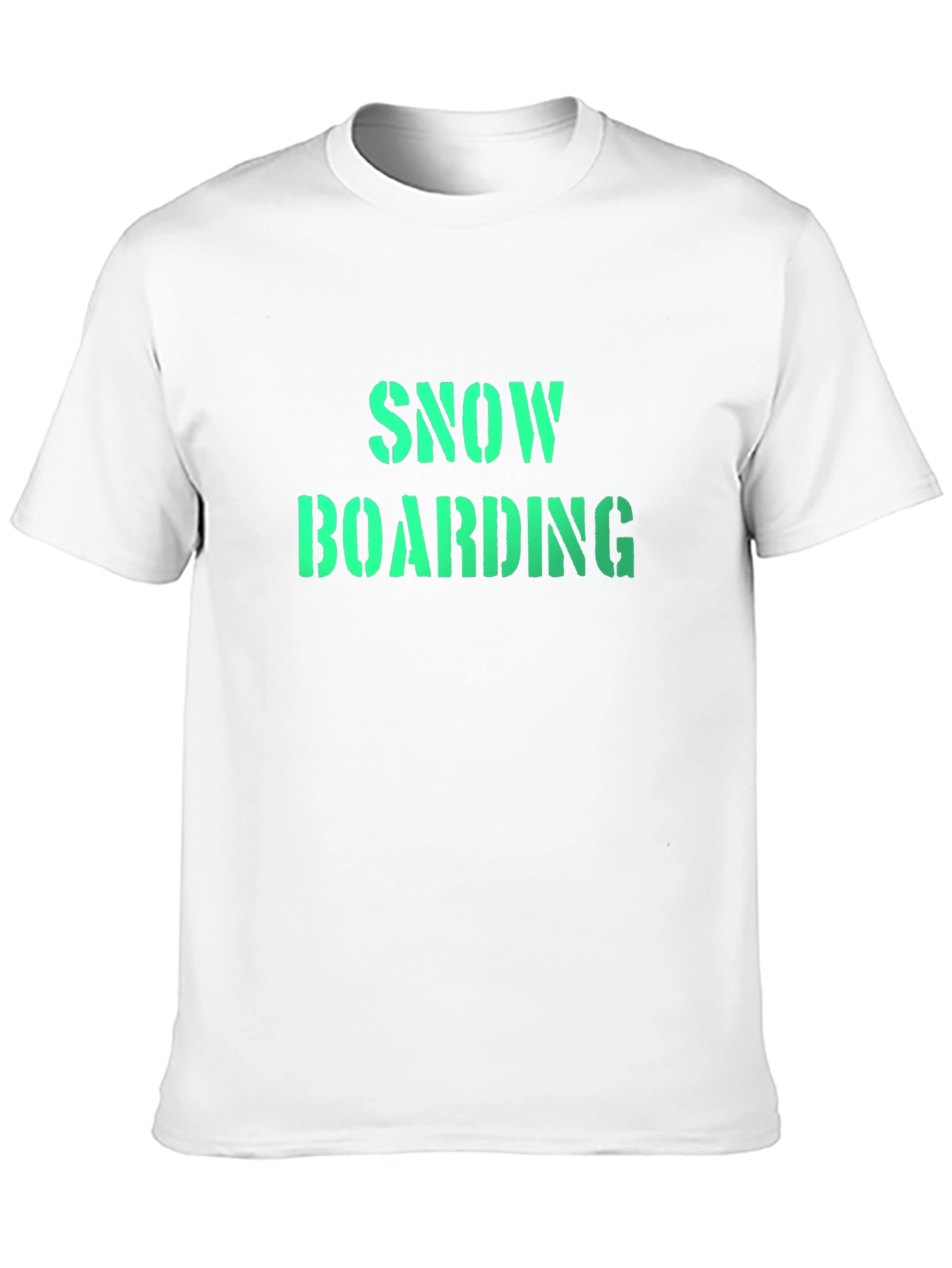 Snowboarding Graphic Black T-Shirt