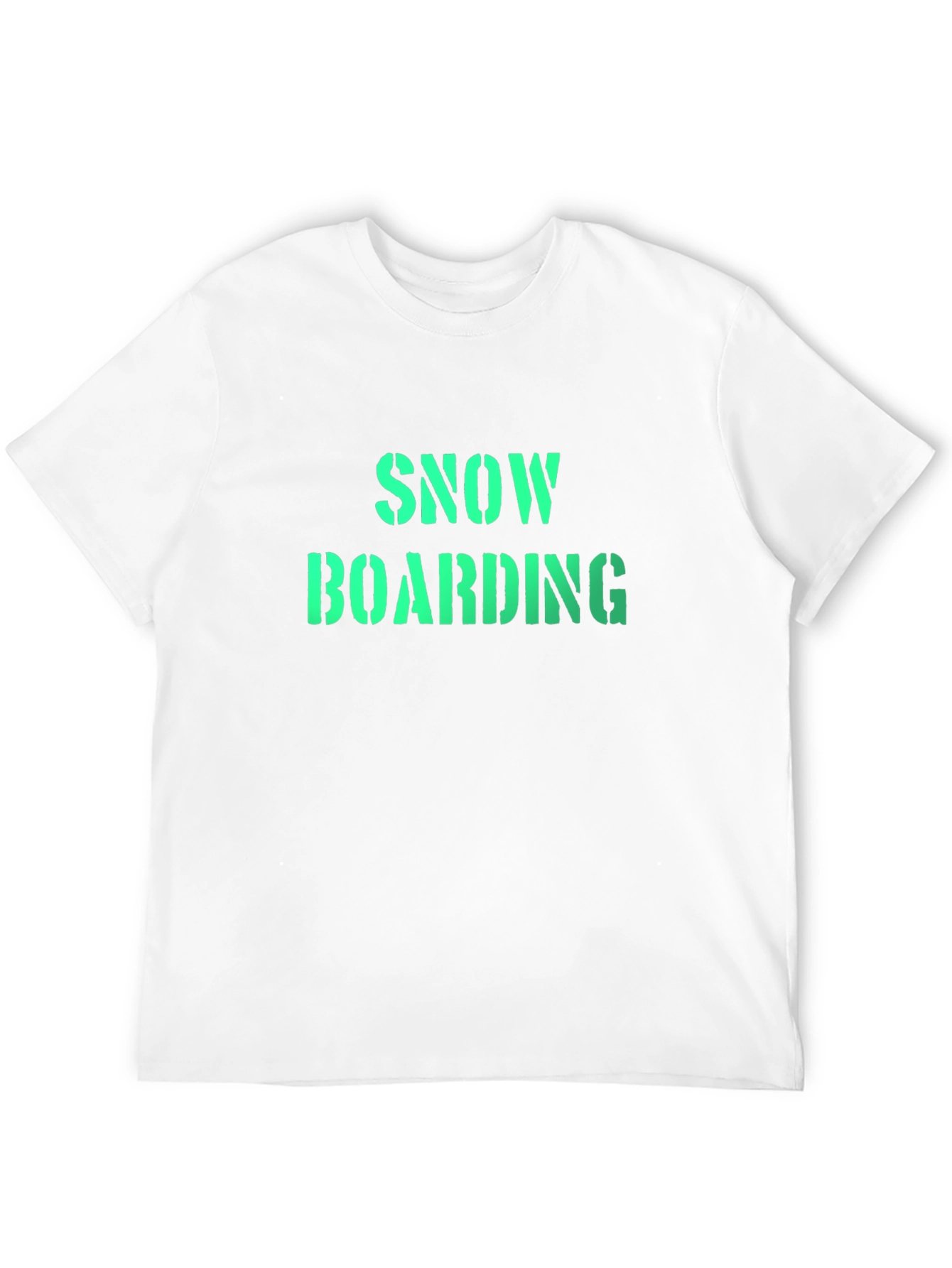 Snowboarding Graphic Black T-Shirt