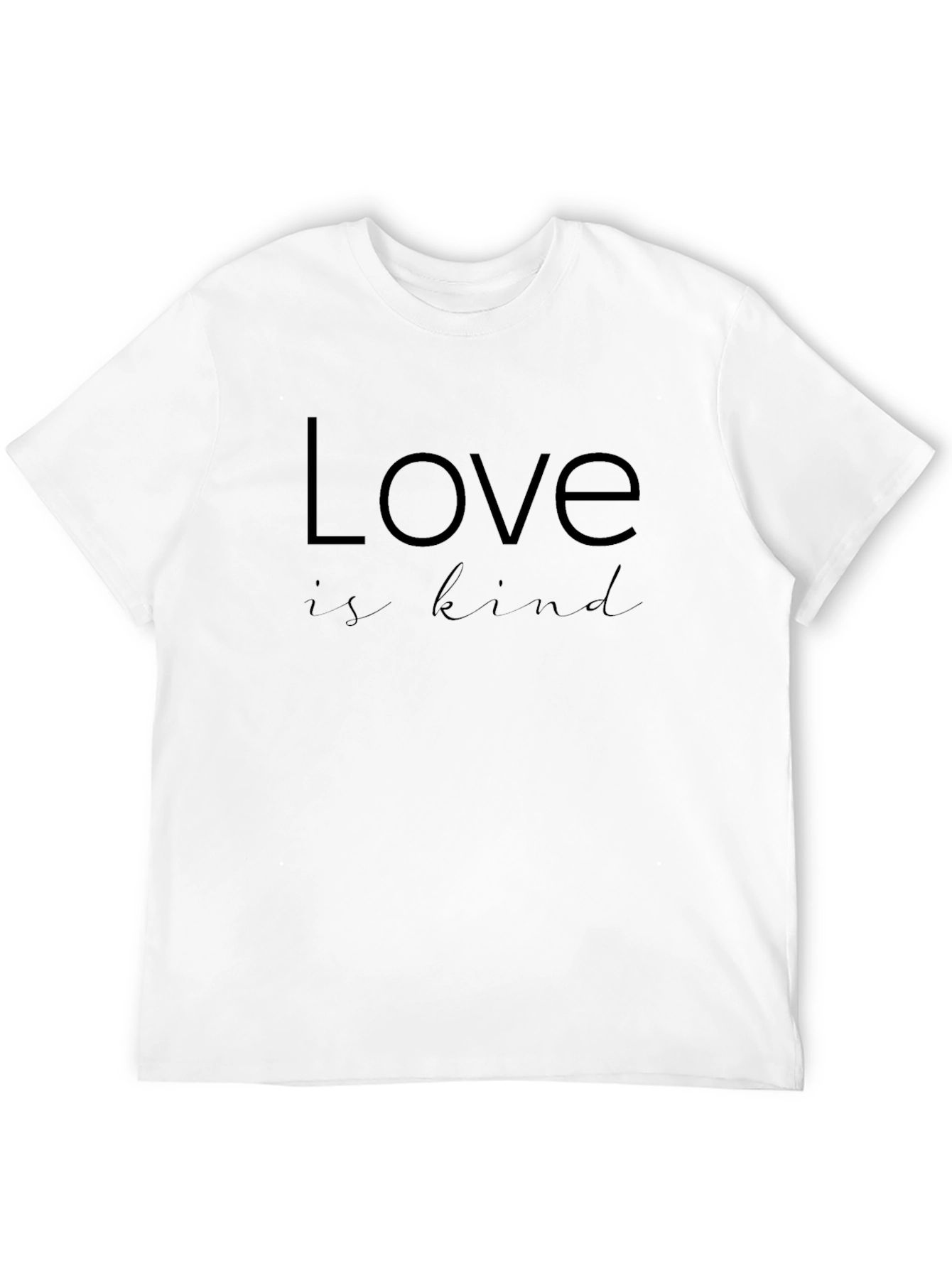 Love Is Kind T-Shirt - Black Graphic Tee