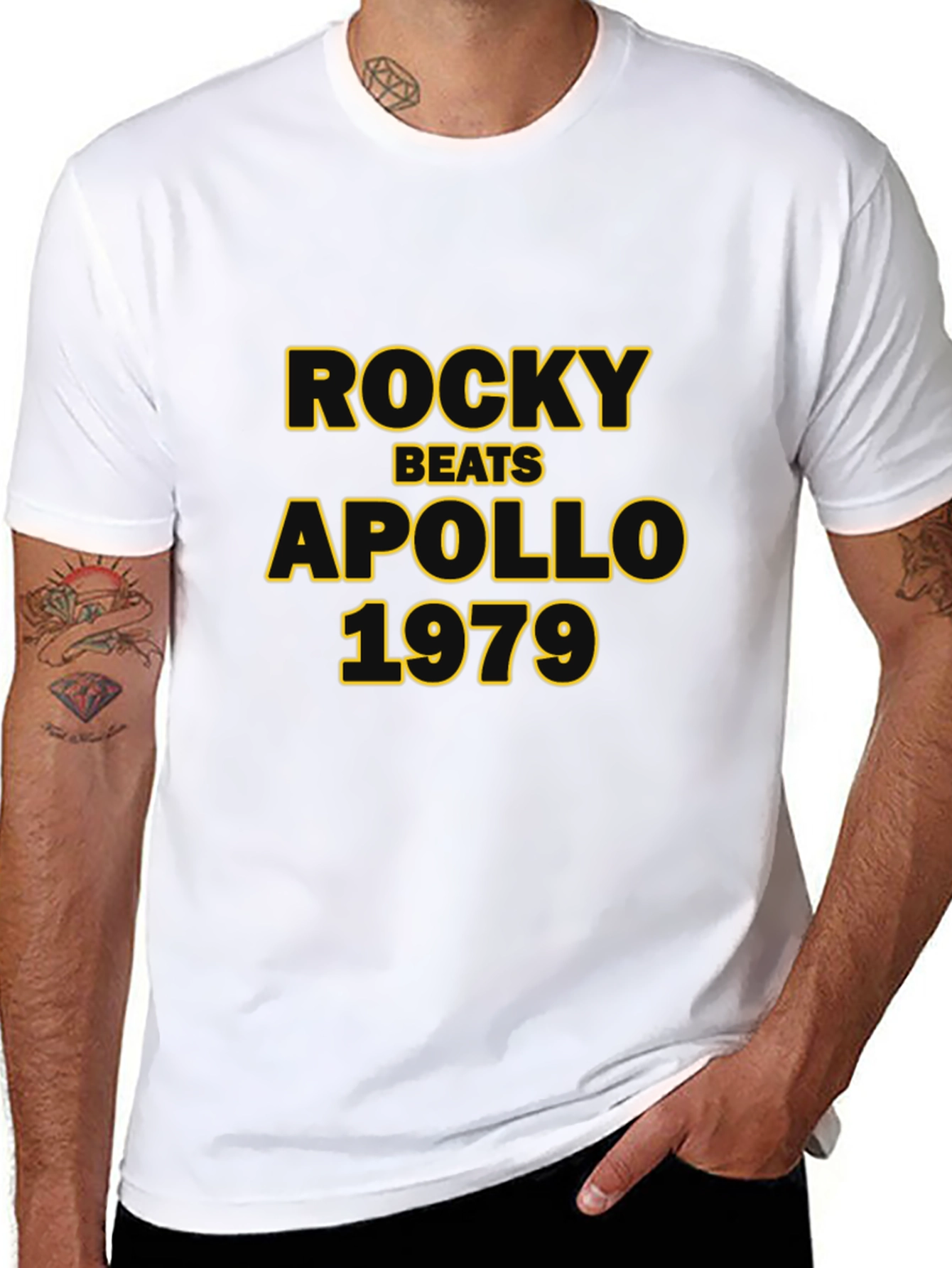 Rocky Beats Apollo 1979 Graphic T-Shirt