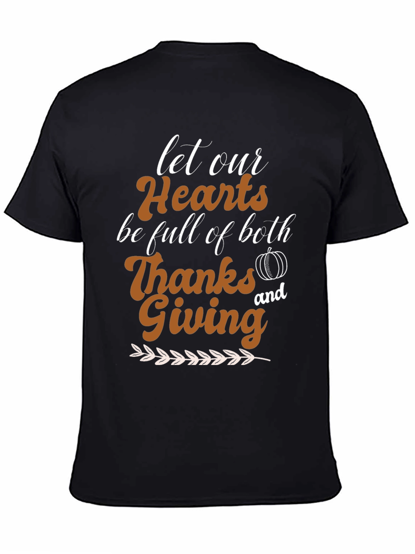 Thanksgiving Hearts T-Shirt - Holiday Apparel