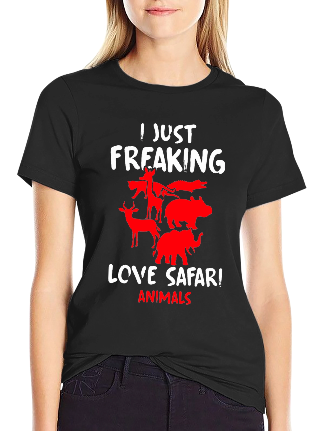 Safari Animals Graphic T-Shirt