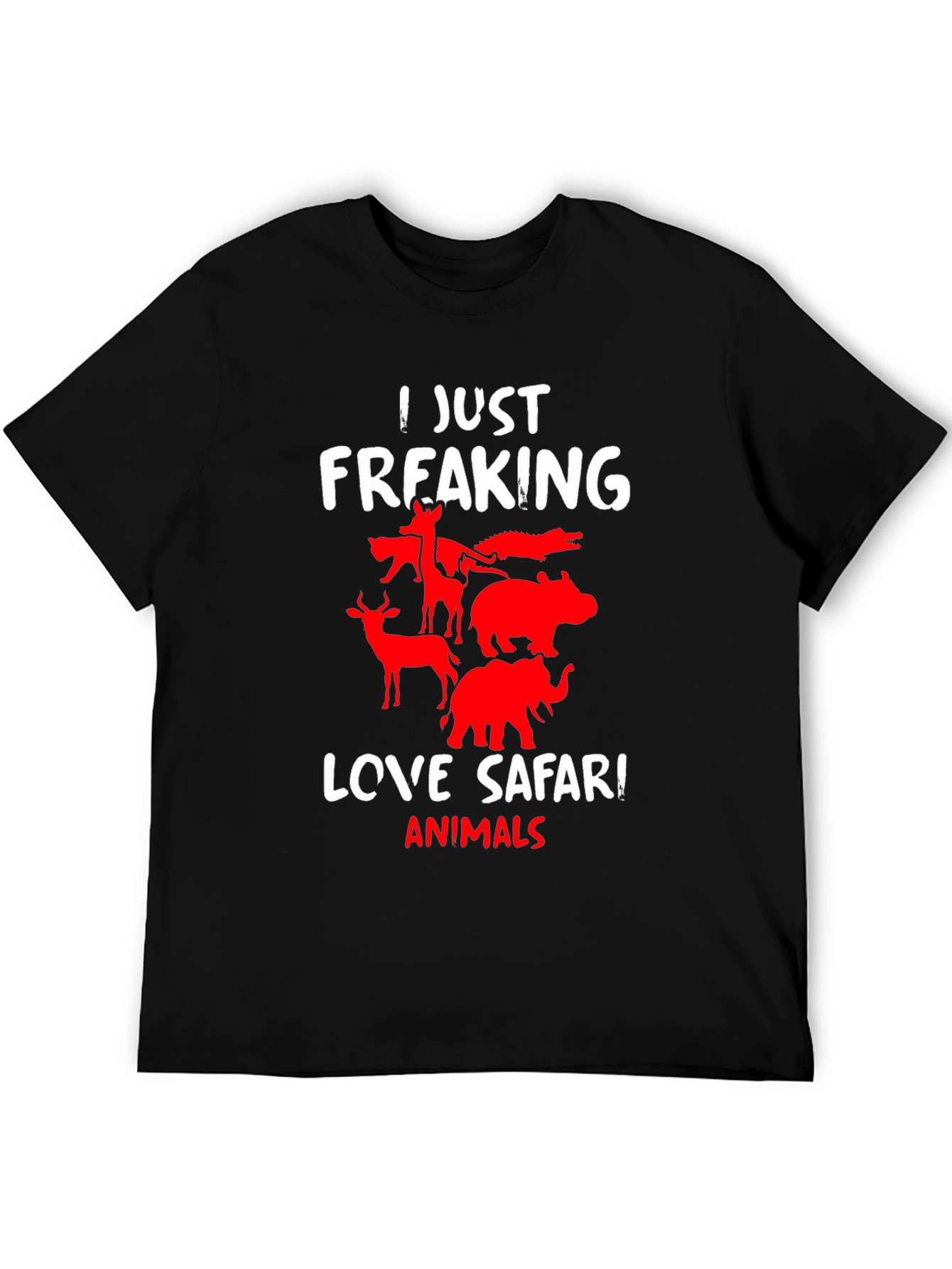Safari Animals Graphic T-Shirt