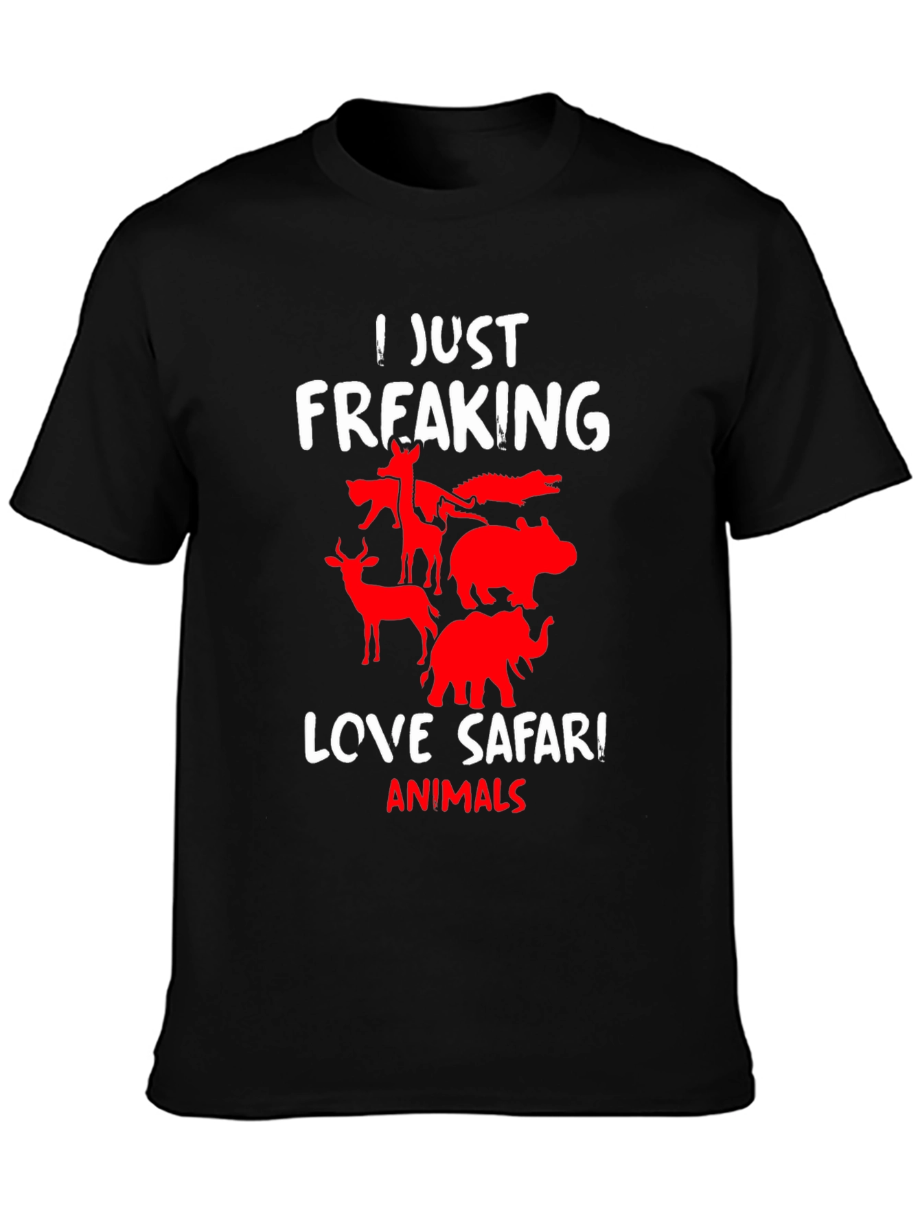 Safari Animals Graphic T-Shirt