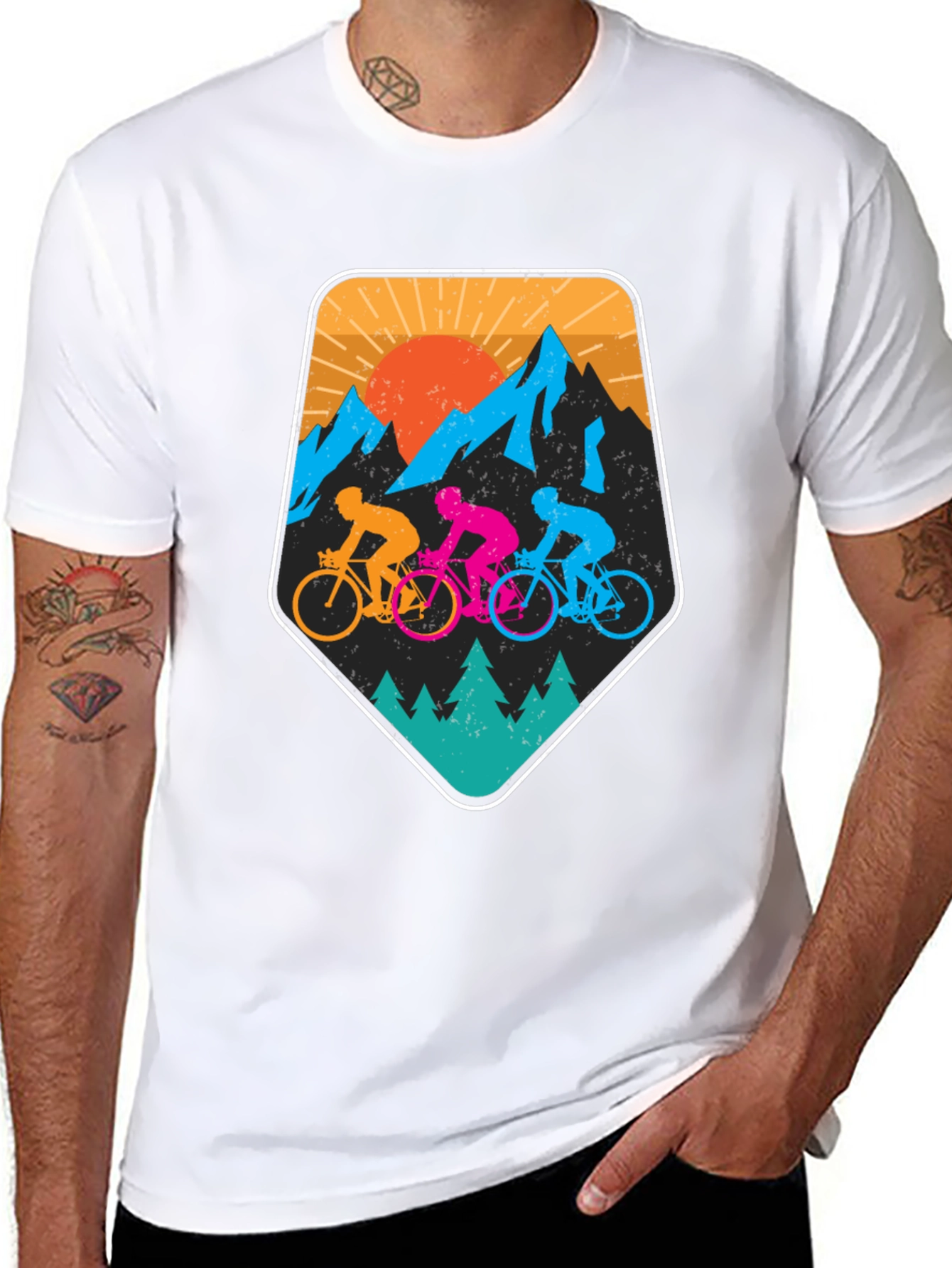 Mountain Biking T-Shirt - Outdoor Adventure Tee
