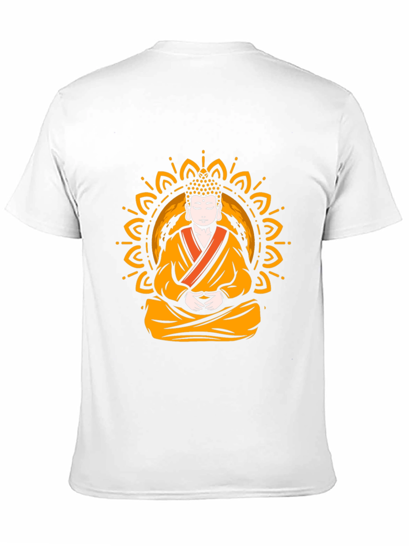 Buddha Mandala Graphic Tee - Black