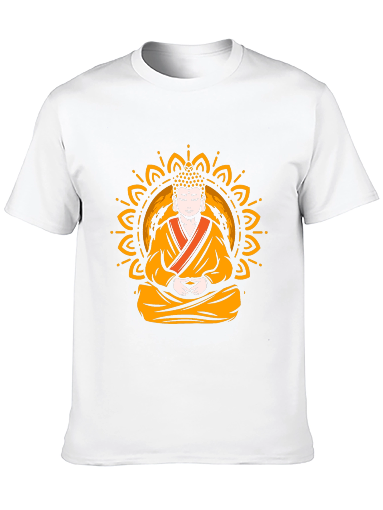 Buddha Mandala Graphic Tee - Black