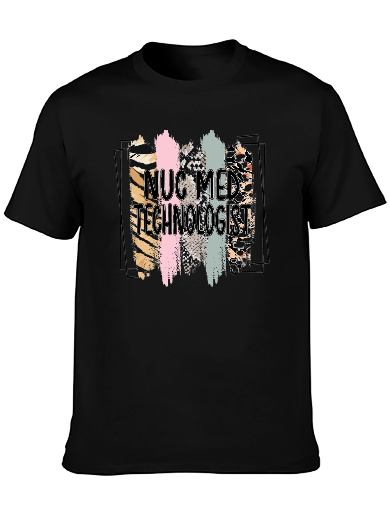 NUC Med Technologist T-Shirt - Black Cotton Tee