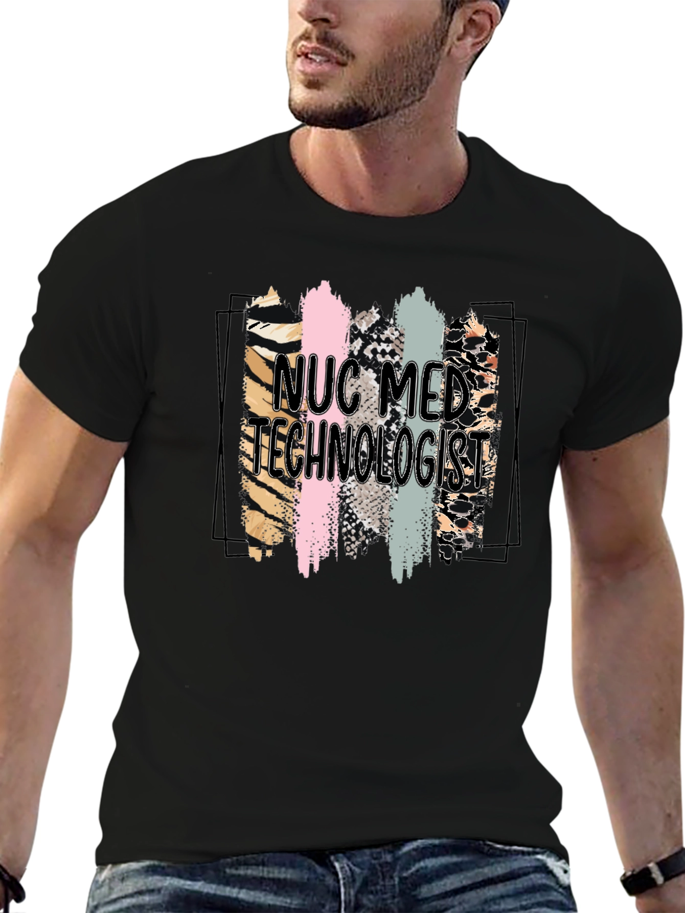 NUC Med Technologist T-Shirt - Black Cotton Tee