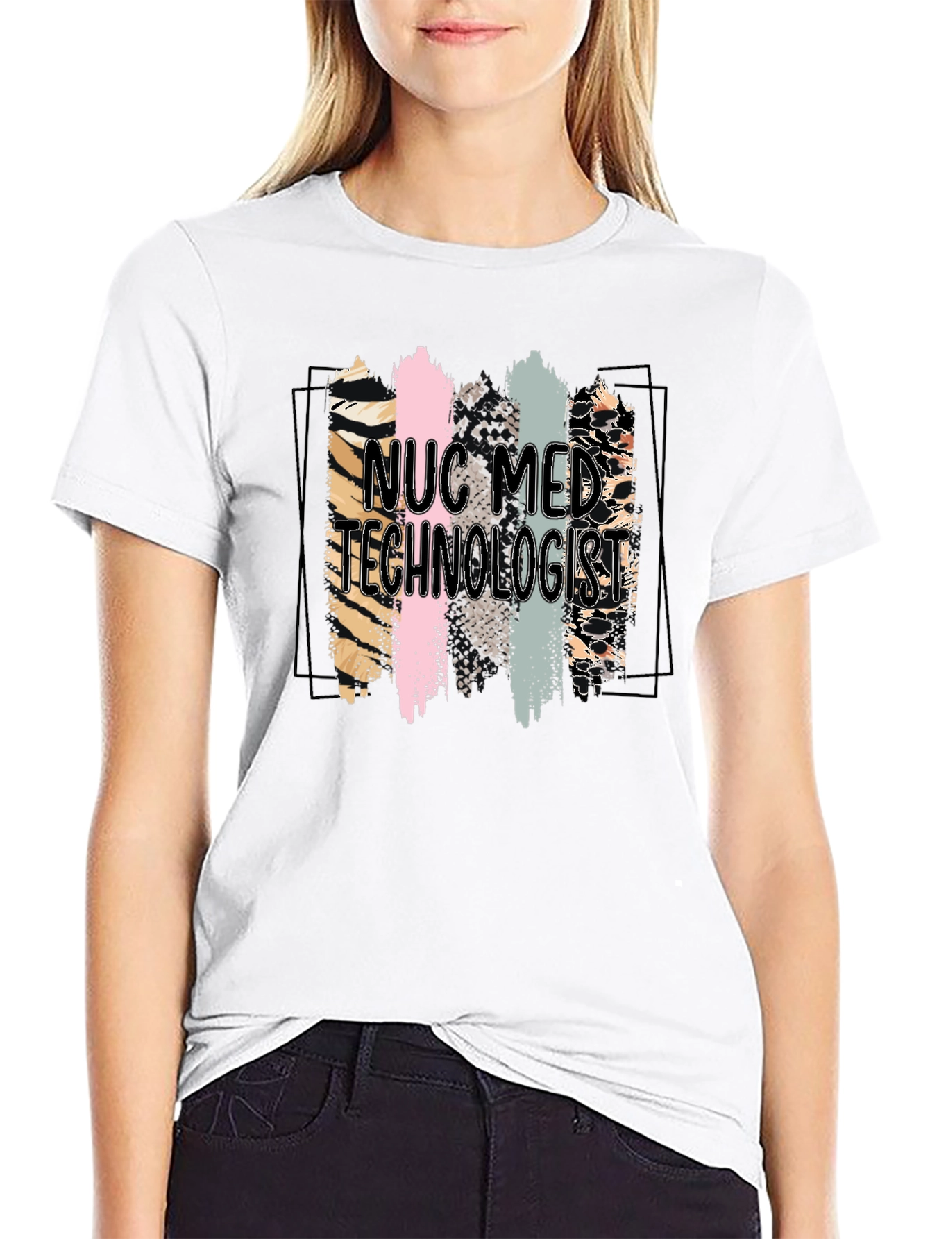 NUC Med Technologist T-Shirt - Black Cotton Tee