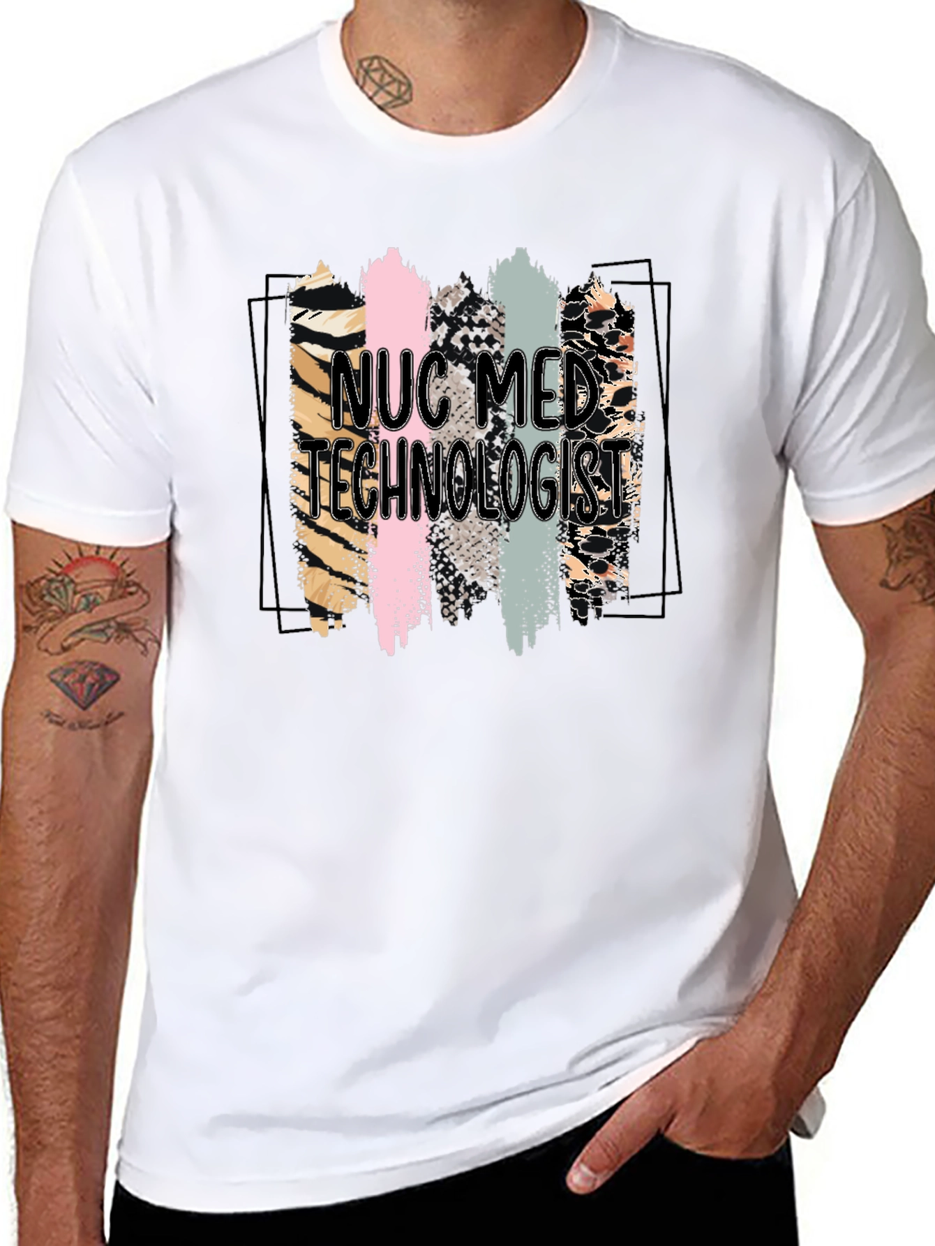 NUC Med Technologist T-Shirt - Black Cotton Tee