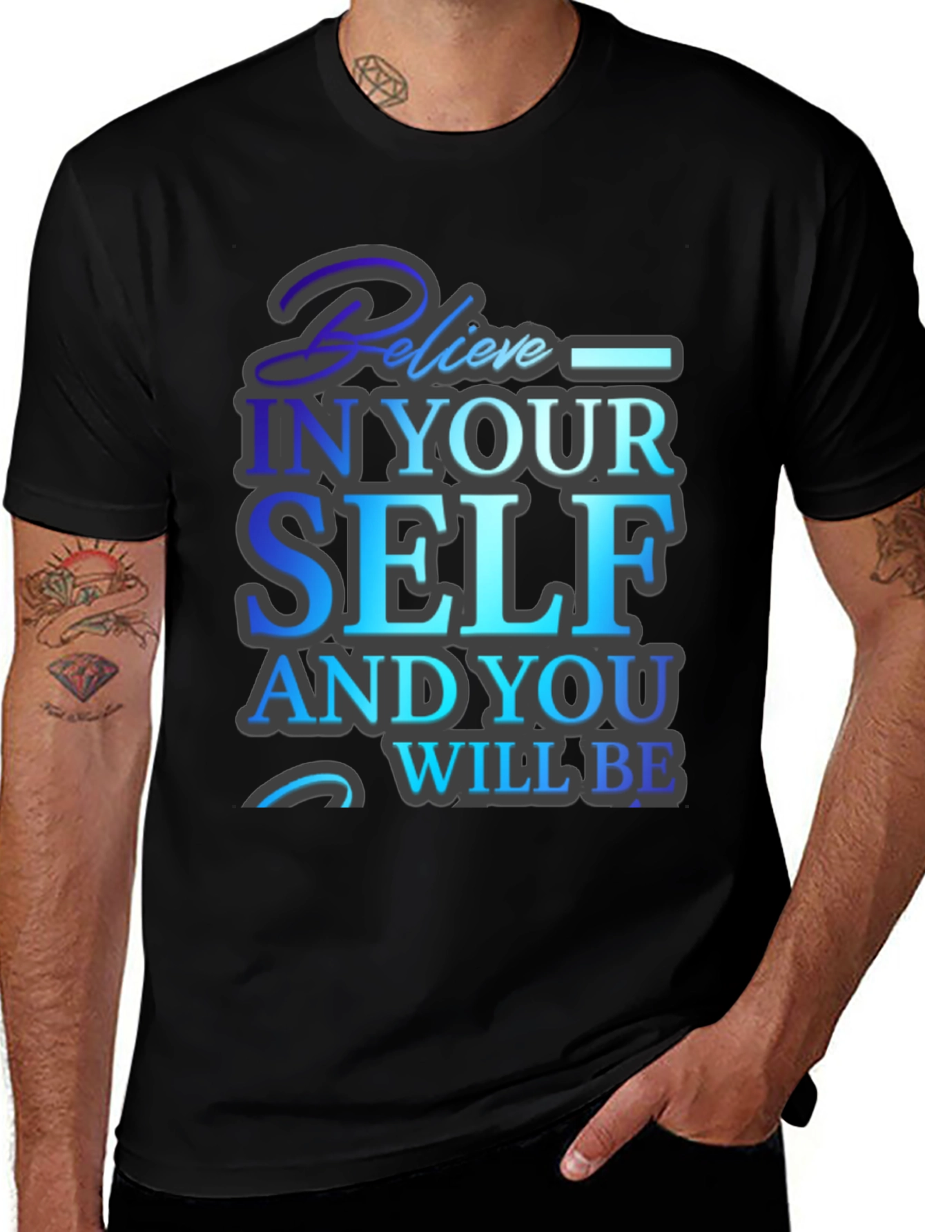 Believe in Yourself Graphic T-Shirt - Motivational