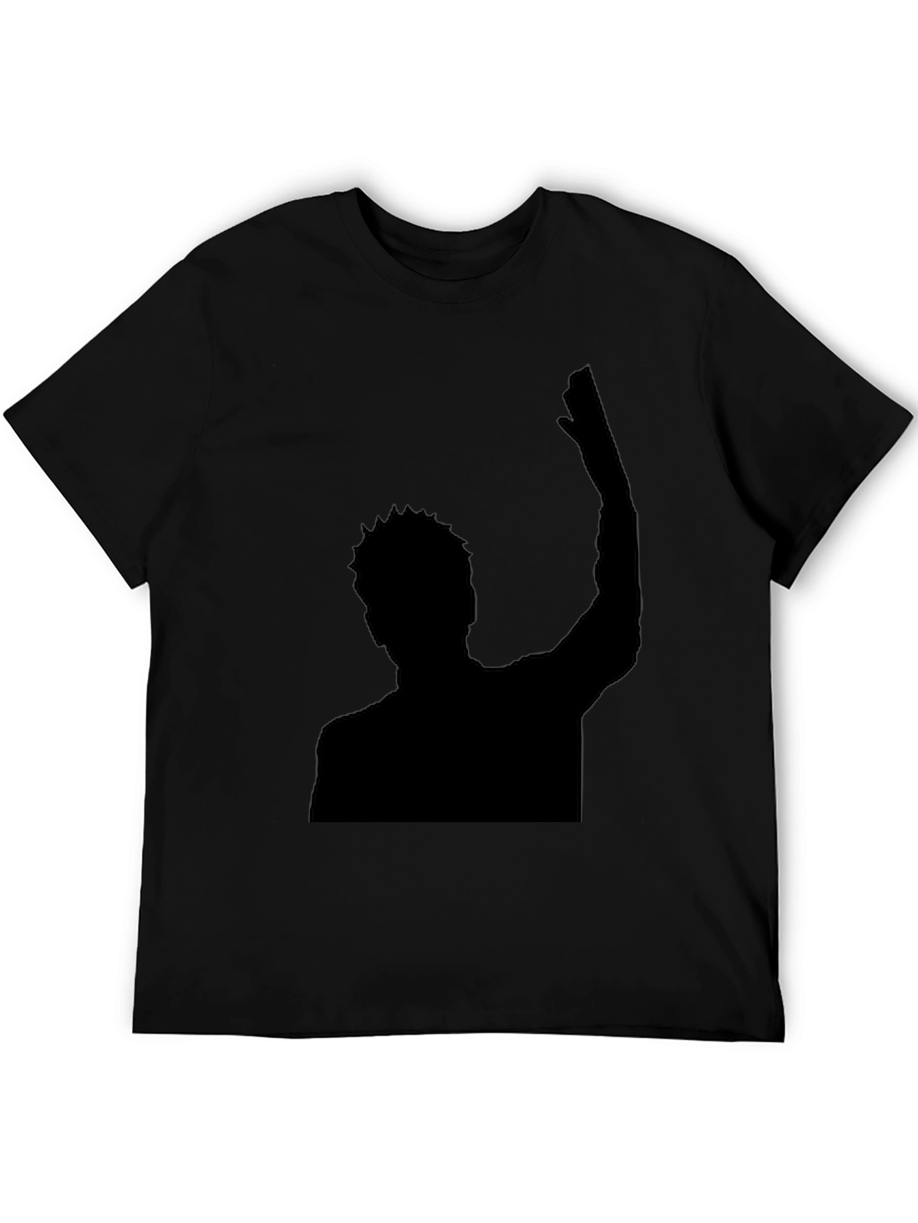 Silhouette Graphic Black T-Shirt - Menswear