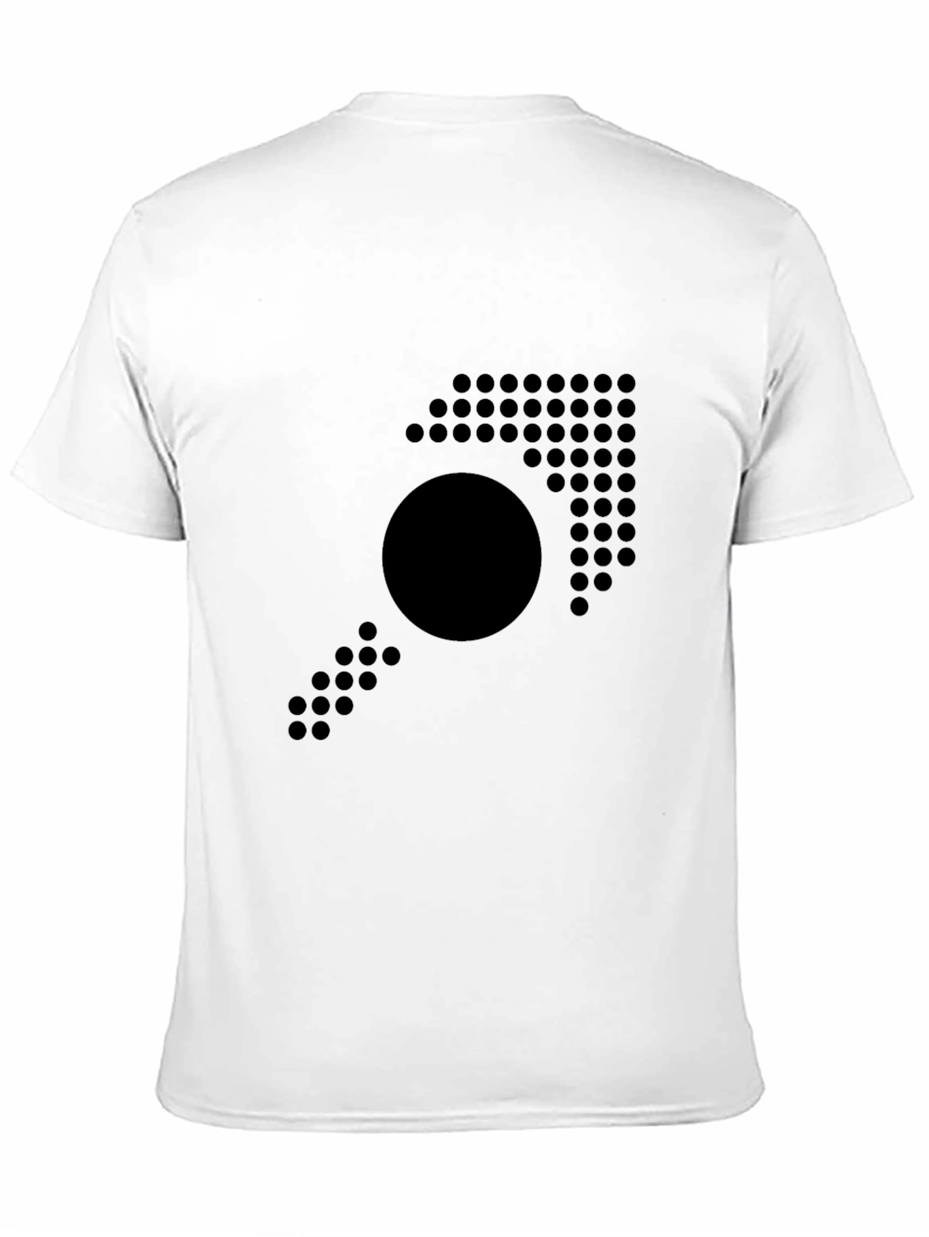 Abstract Dot Arrow T-Shirt - Modern Design