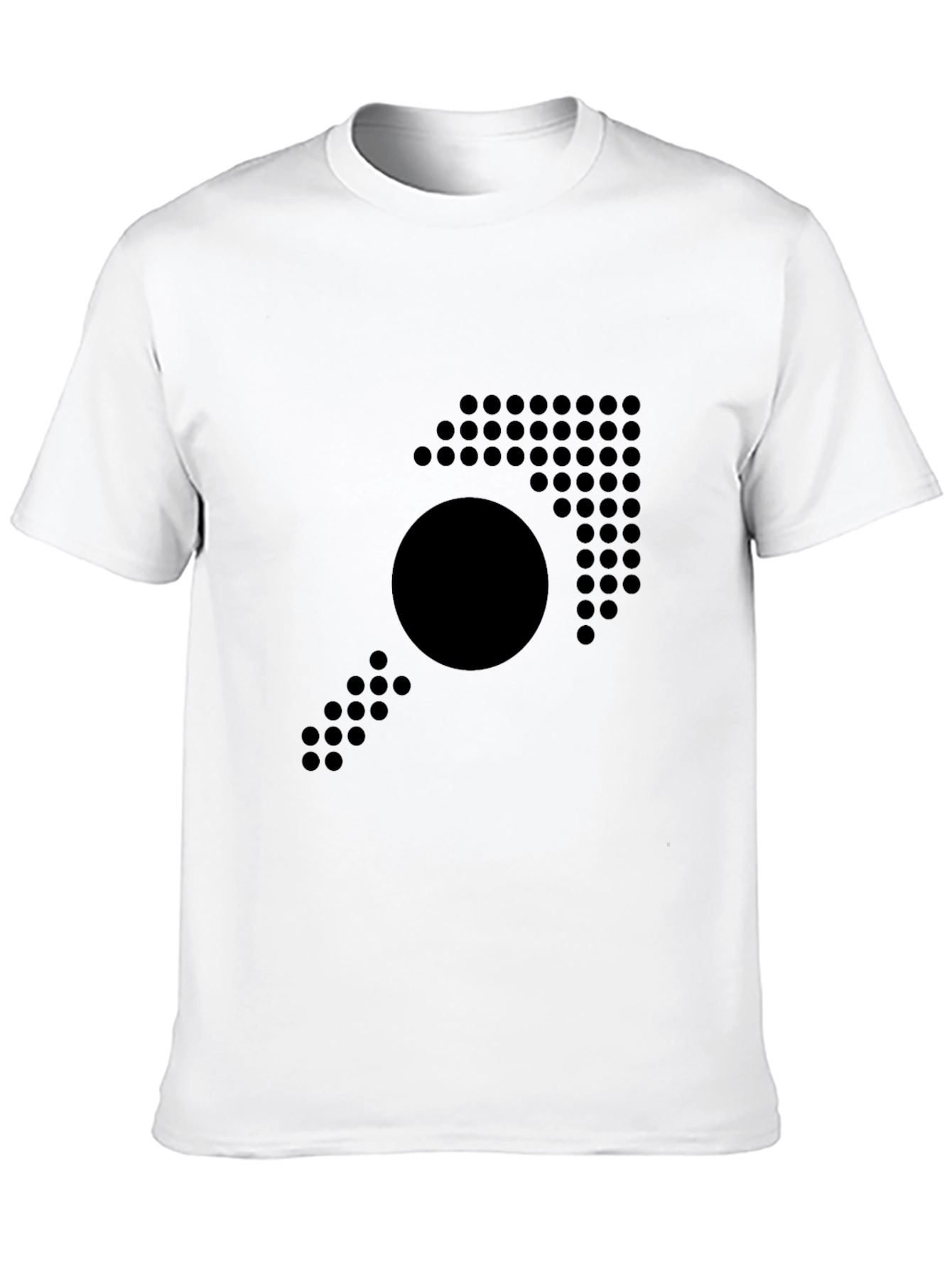 Abstract Dot Arrow T-Shirt - Modern Design