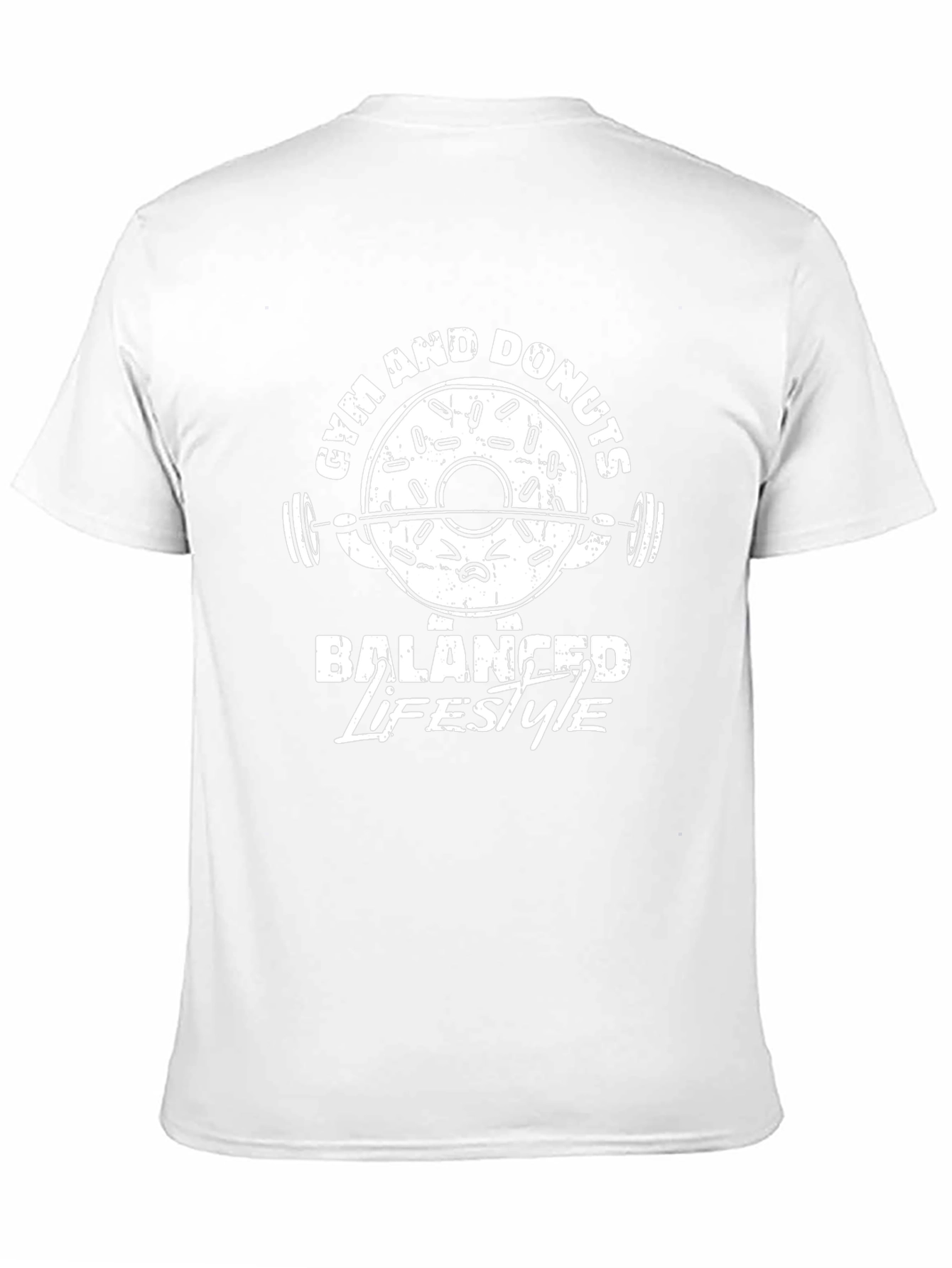Gym and Donuts Balanced Lifestyle T-Shirt