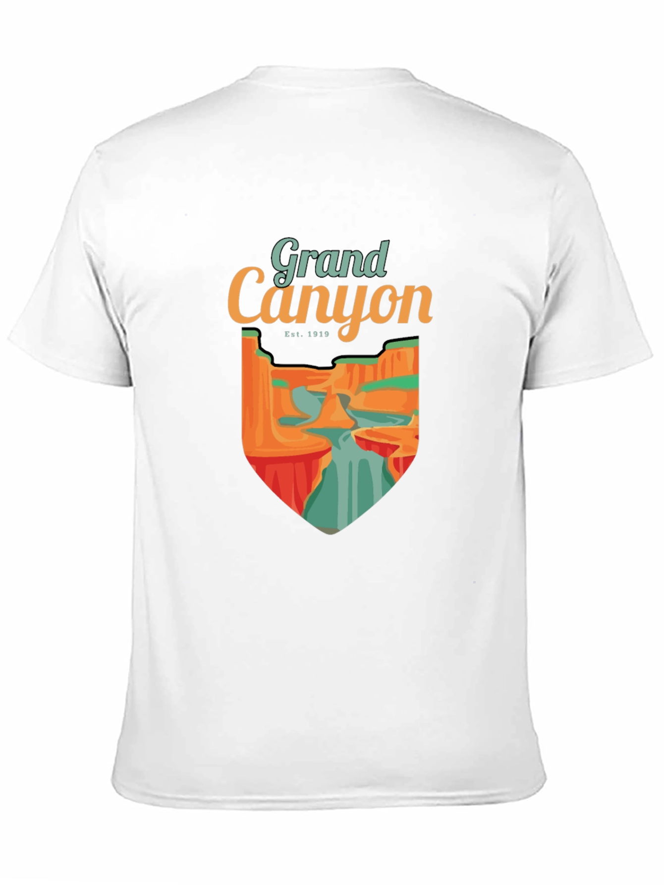 Grand Canyon Graphic Tee - Black Cotton T-Shirt