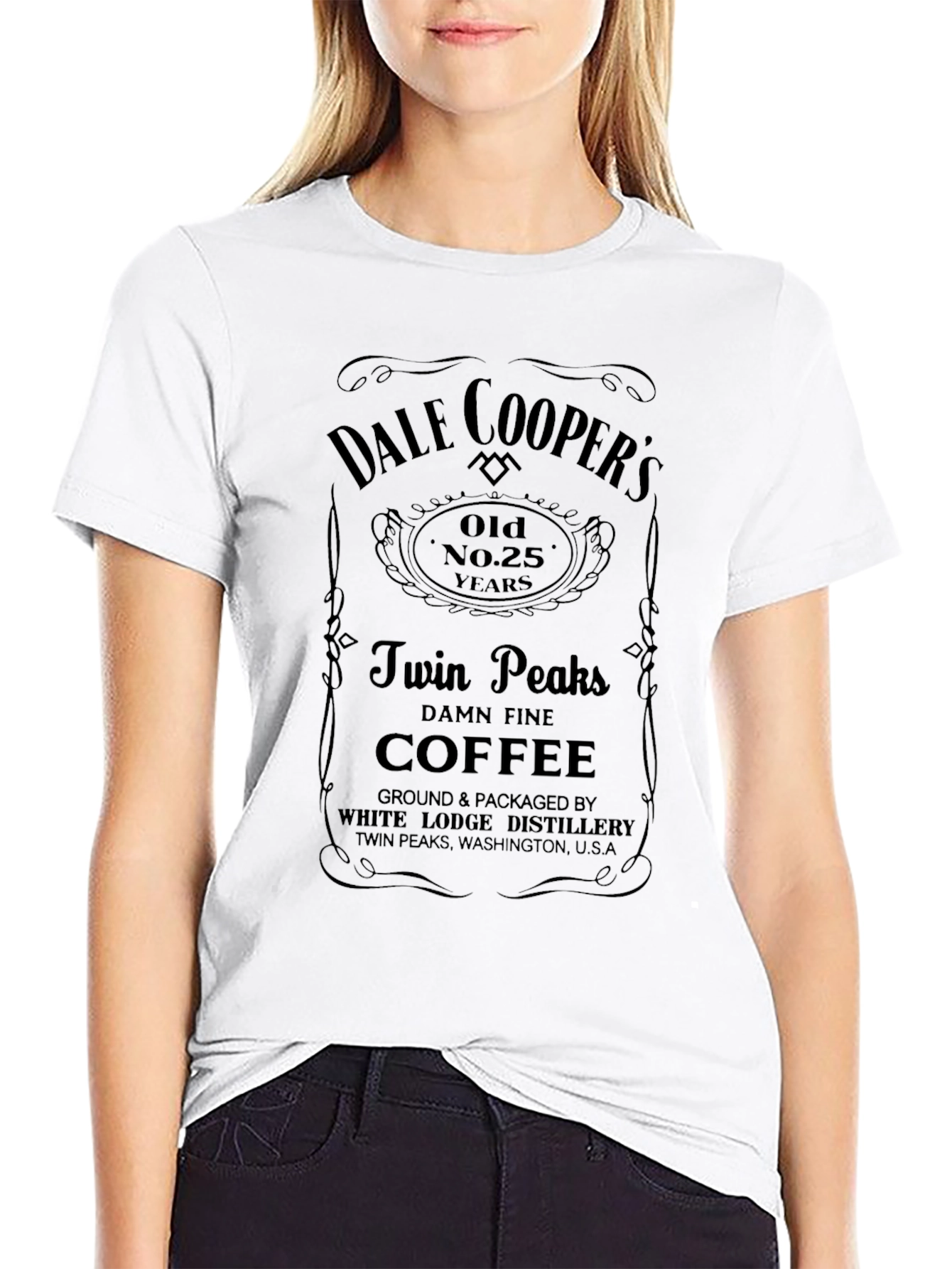 Dale Coopers Twin Peaks Coffee T-Shirt