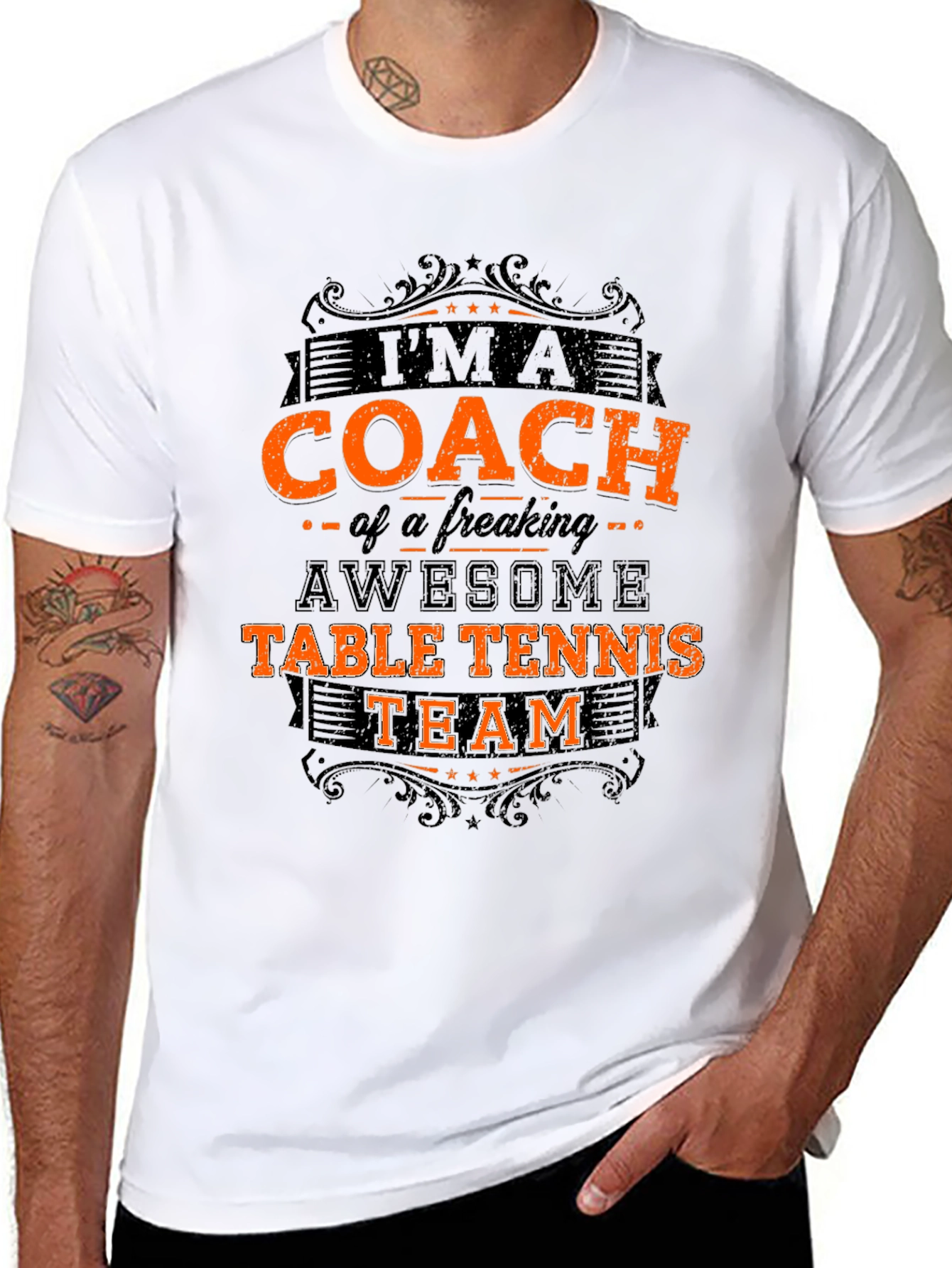 Awesome Table Tennis Coach T-Shirt