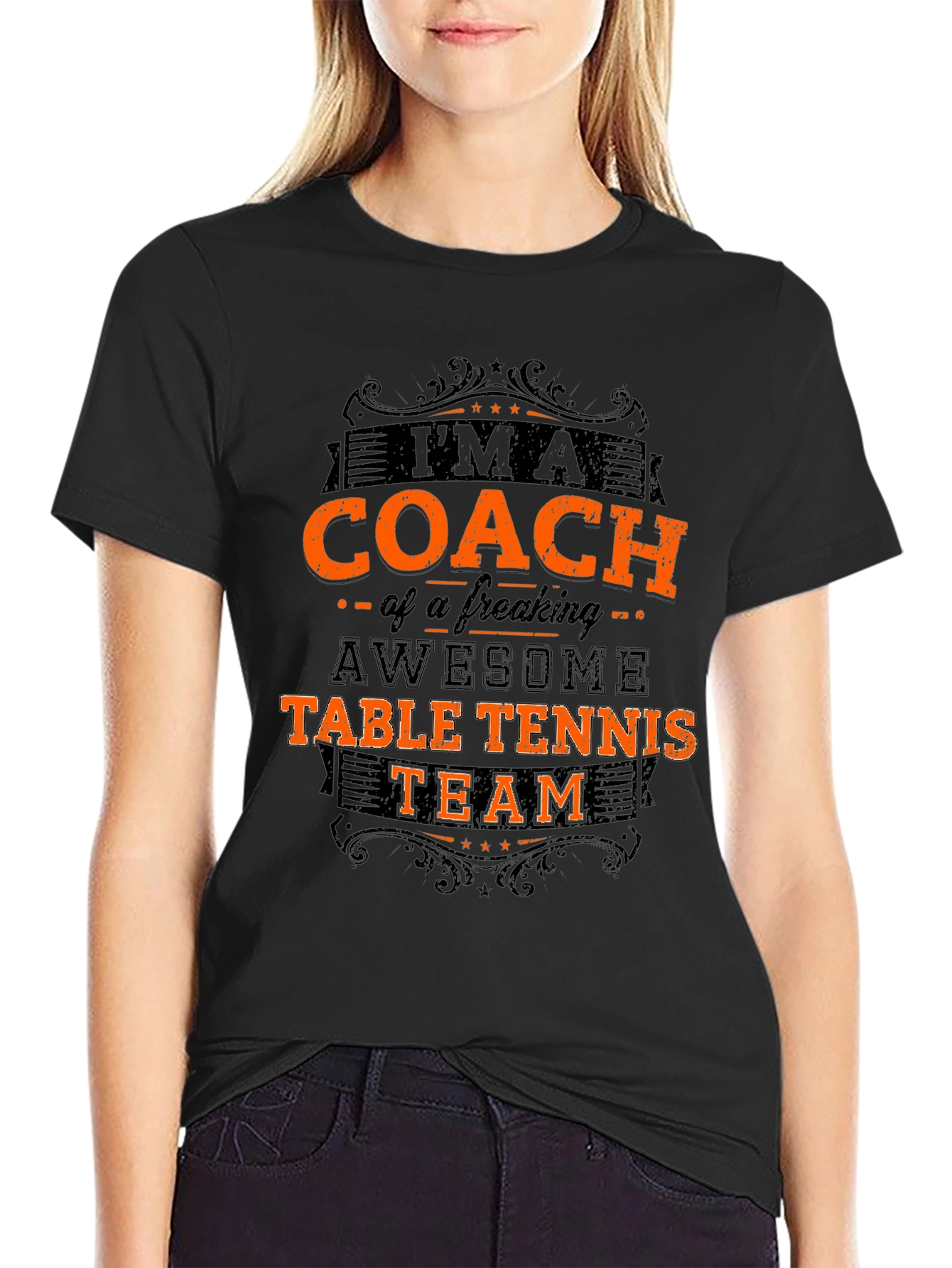 Awesome Table Tennis Coach T-Shirt