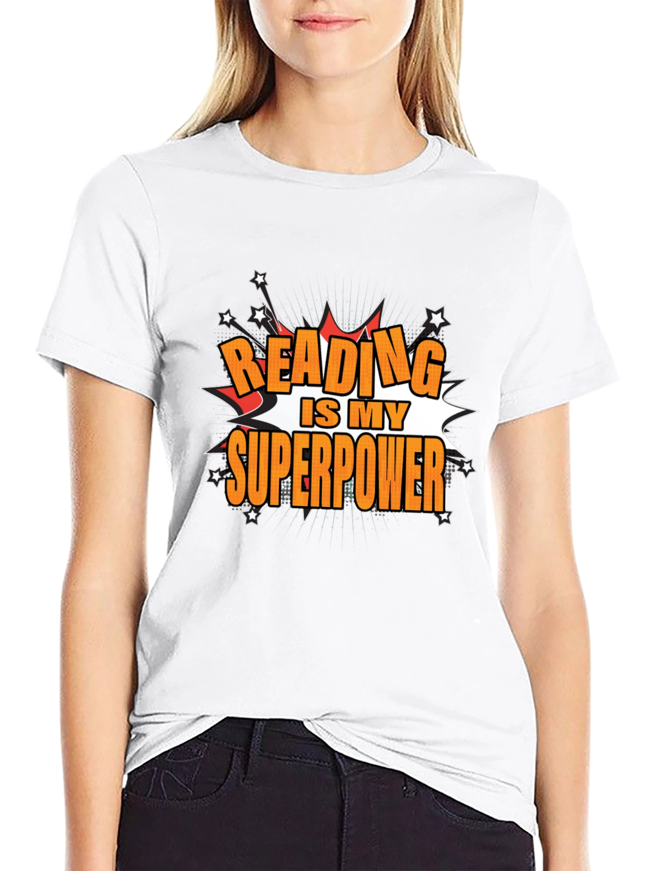 Reading is My Superpower Graphic Tee