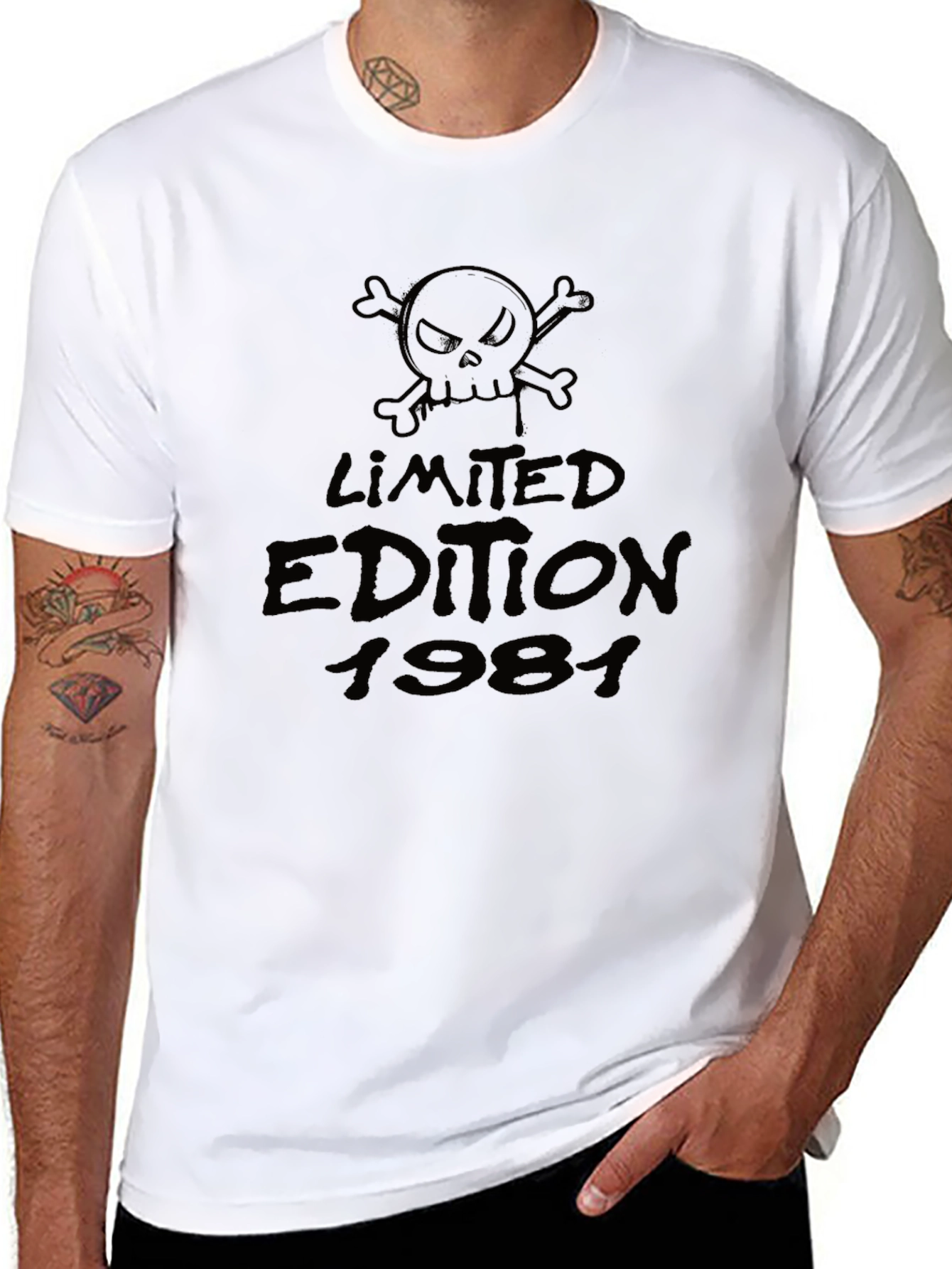 Limited Edition 1981 Skull Graphic T-Shirt