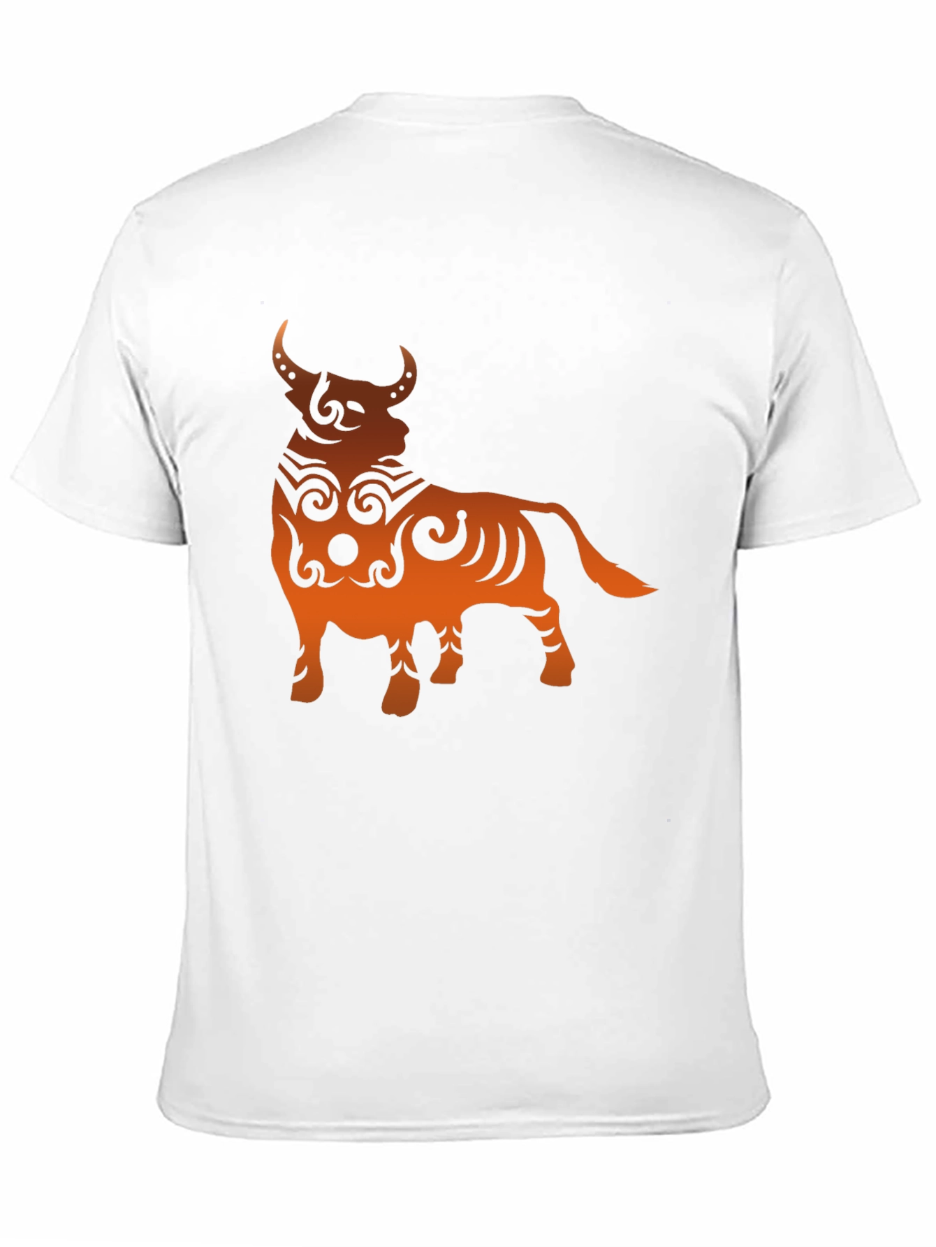 Tribal Bull Graphic Tee - Bold Black T-Shirt