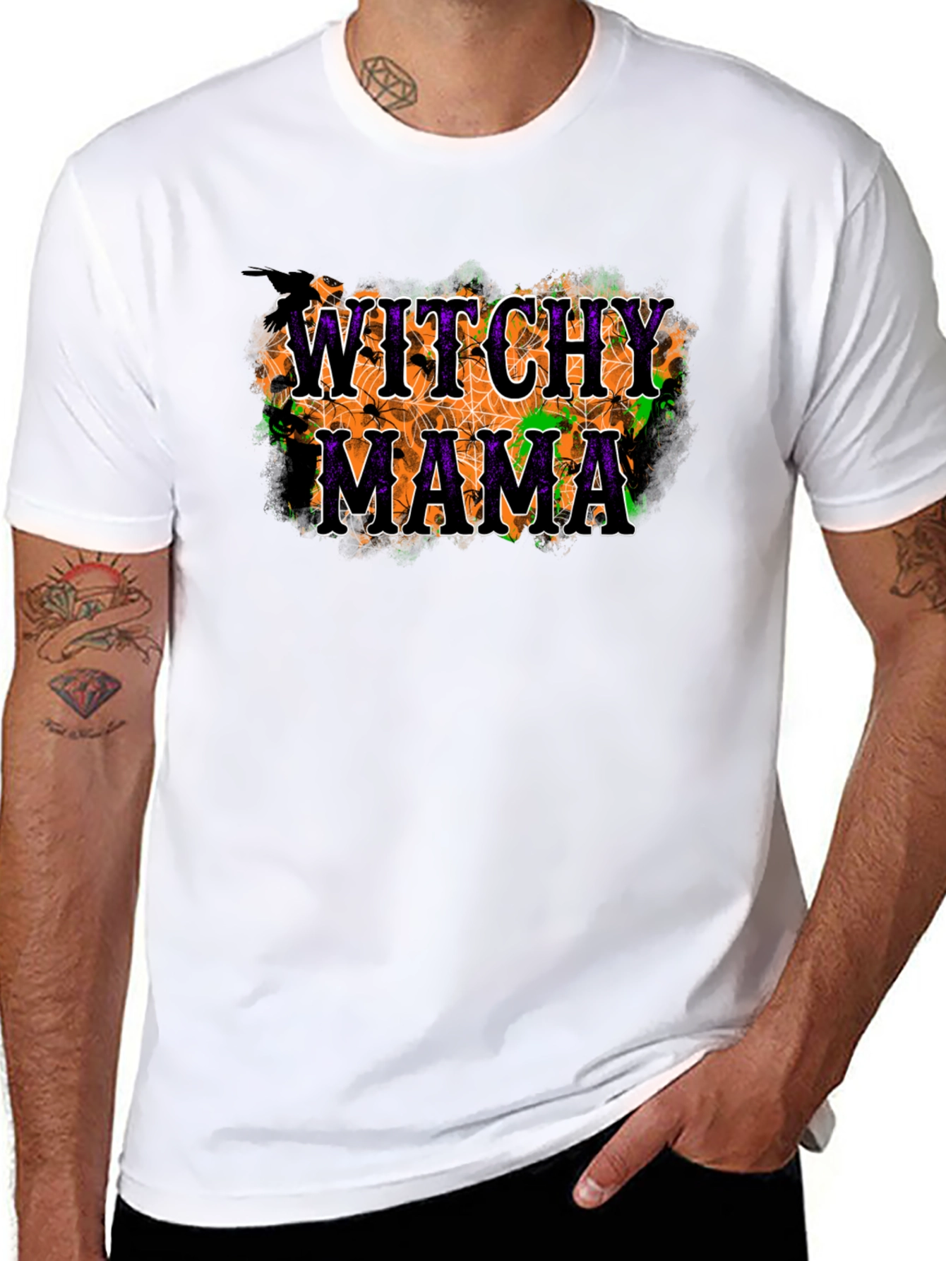 Witchy Mama Halloween T-Shirt