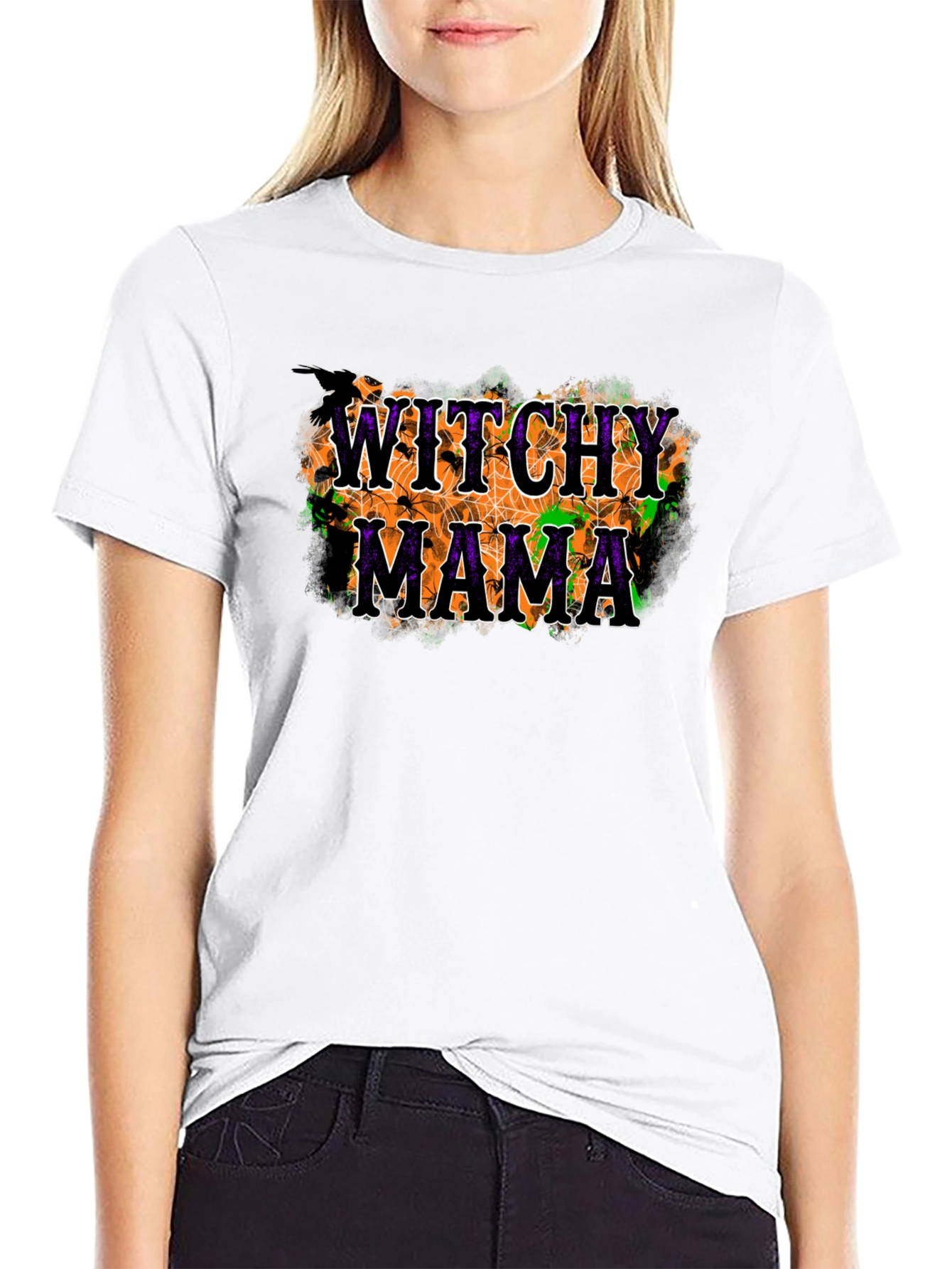 Witchy Mama Halloween T-Shirt