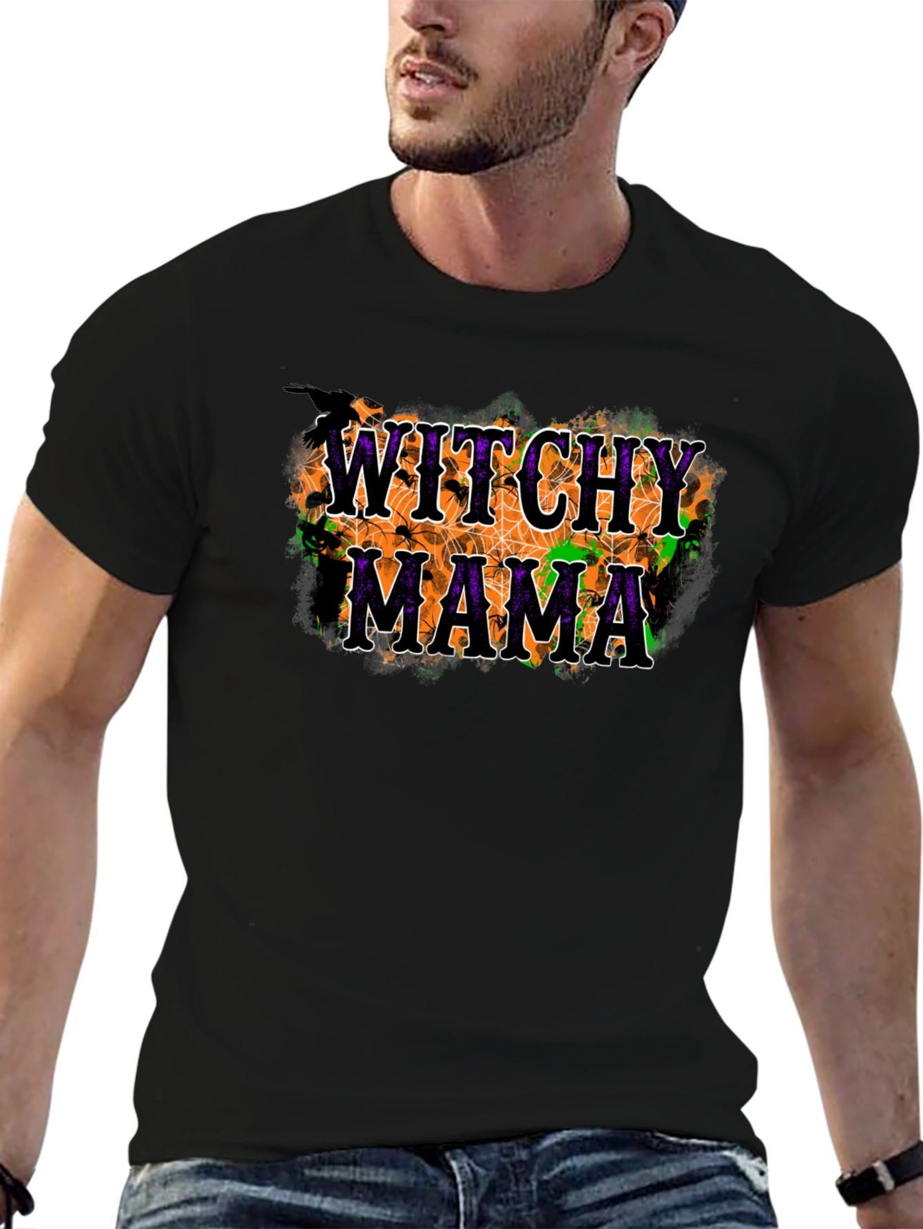 Witchy Mama Halloween T-Shirt